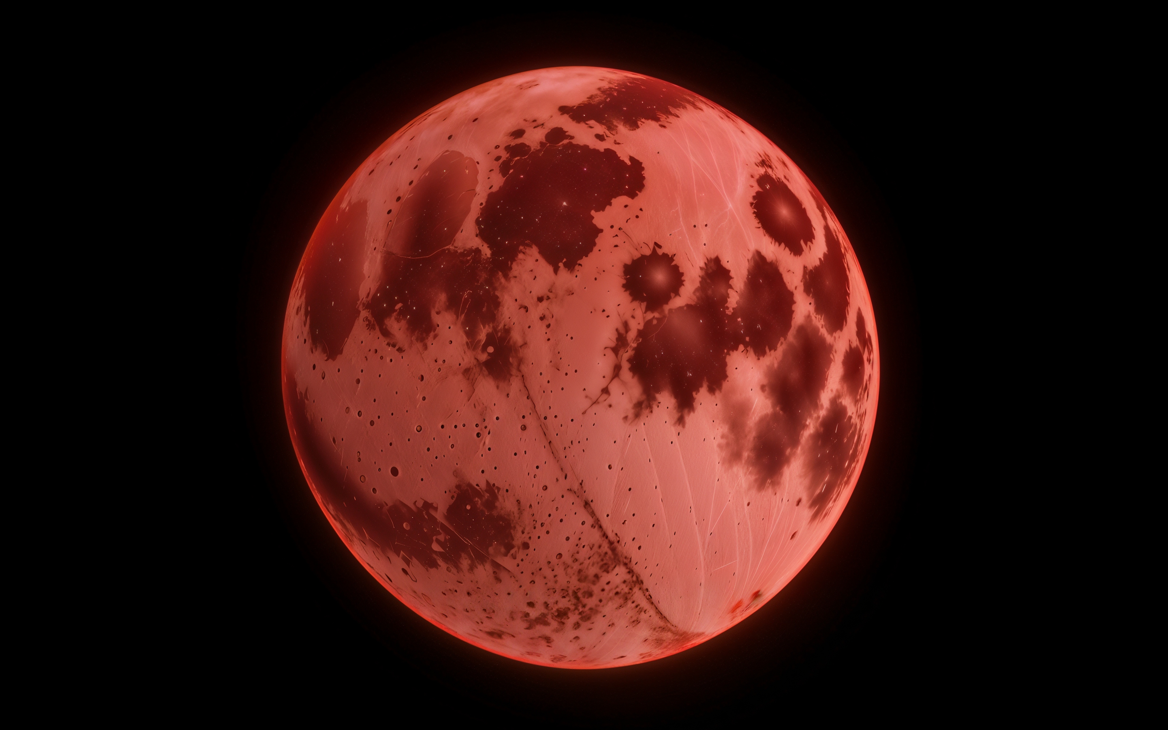 免费照片红月亮