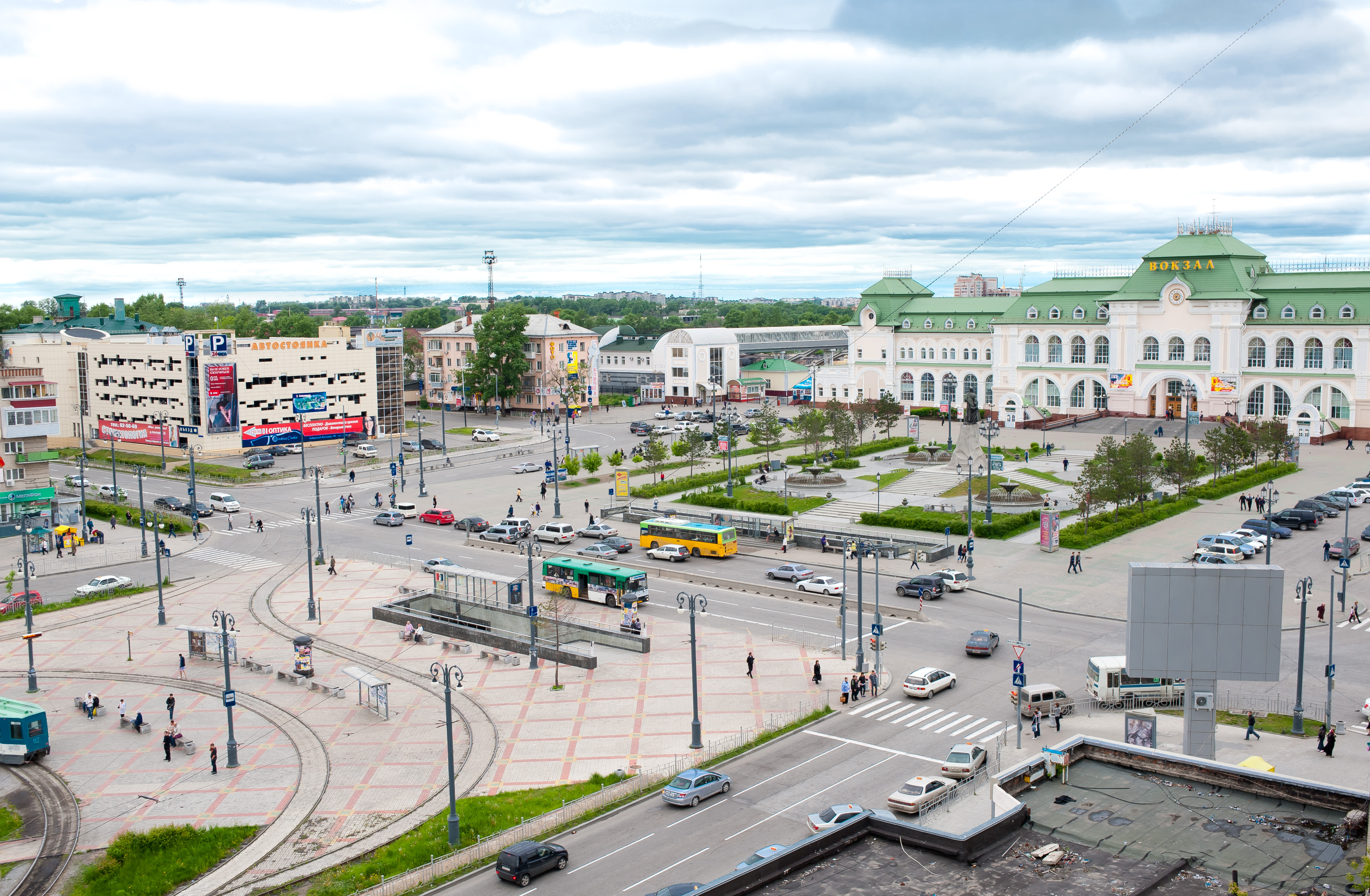 Wallpapers Russia Khabarovsk station on the desktop