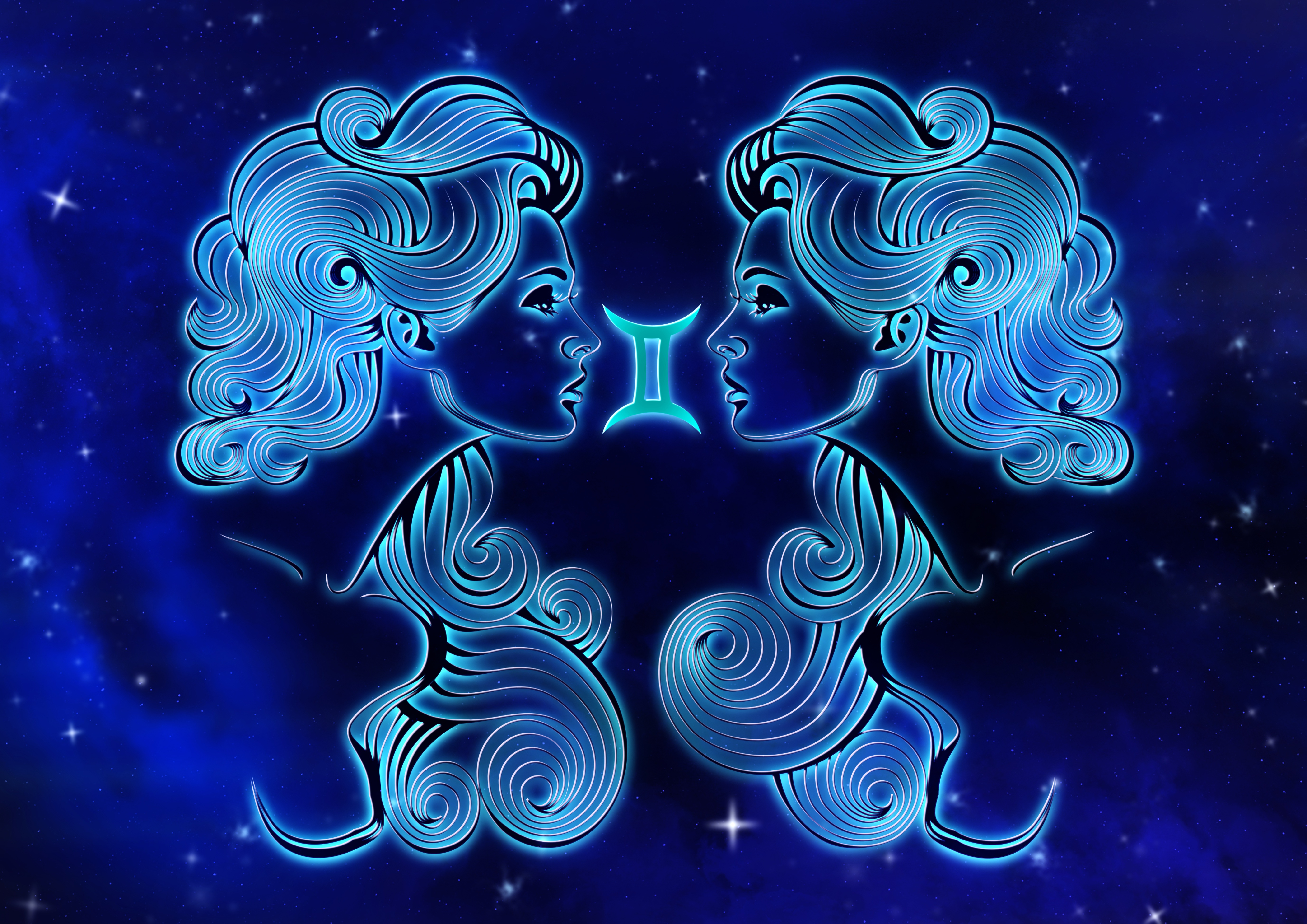 Wallpapers Gemini zodiac sign horoscope on the desktop