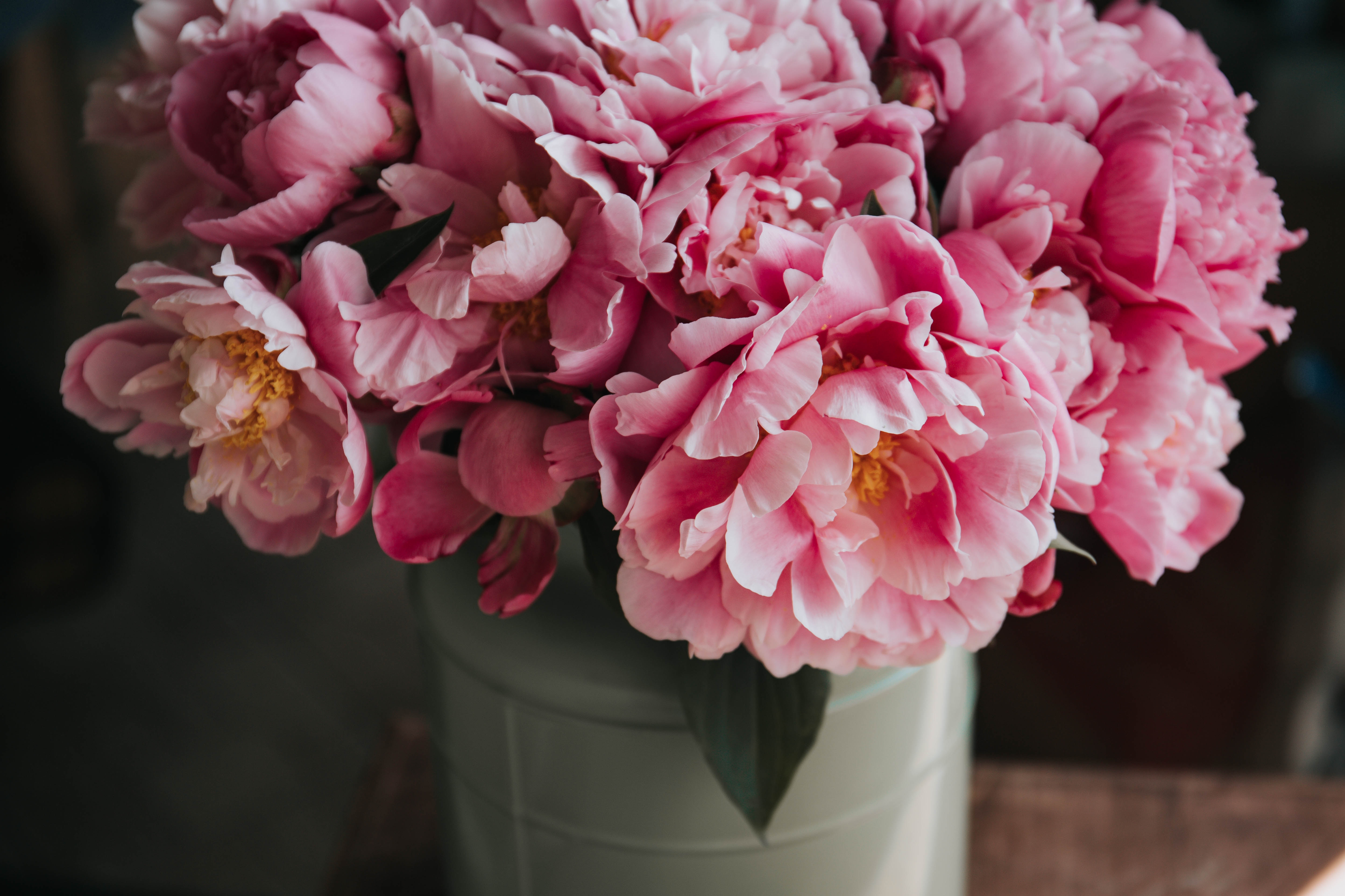 Free photo Beautiful bouquet of pink flowers