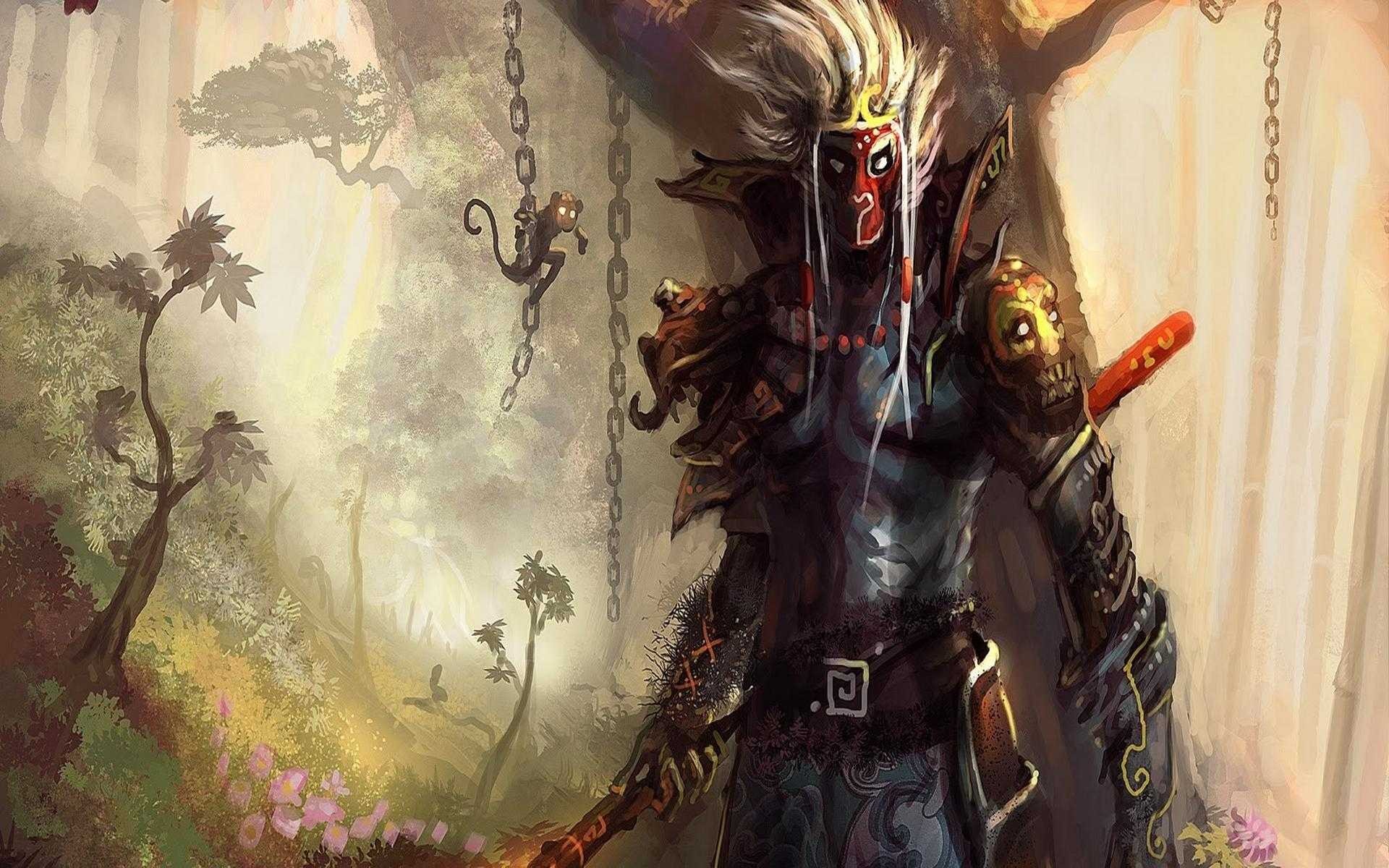 桌面上的壁纸幻想艺术 神话 截图
