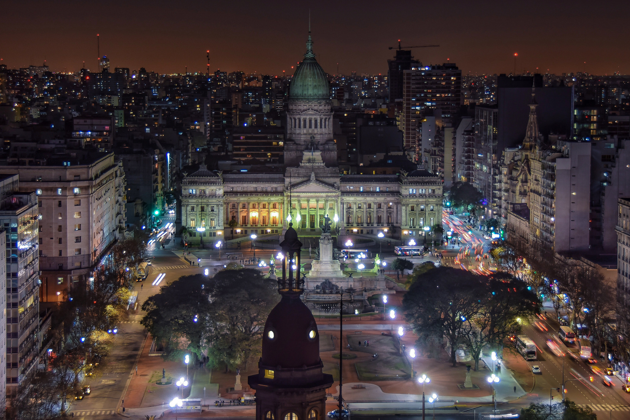 桌面上的壁纸布宜诺斯艾利斯 城市 俯视图