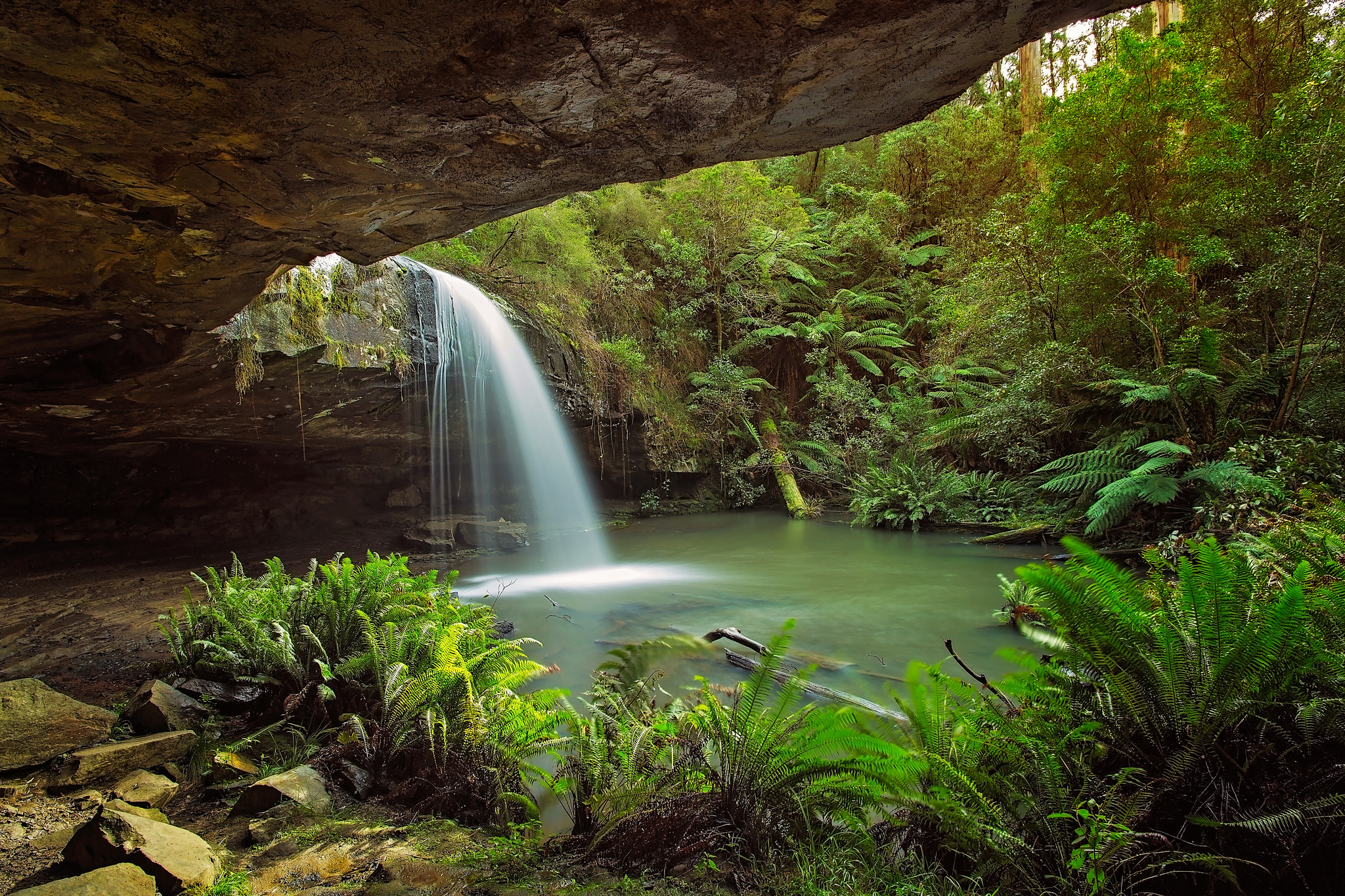 Wallpapers Lower Kalimna Falls Victoria Australia on the desktop