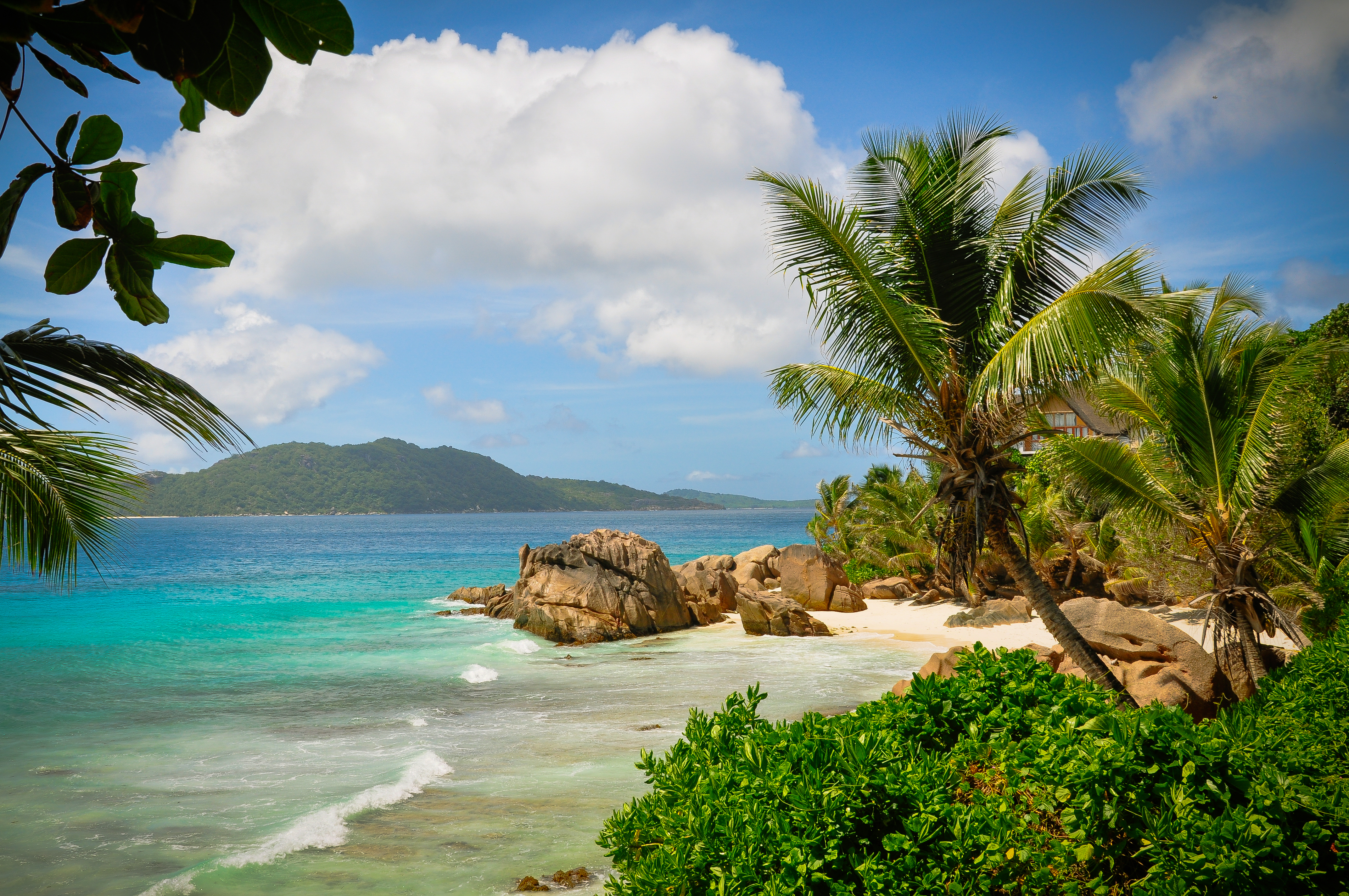 Wallpapers Seychelles sea landscape on the desktop