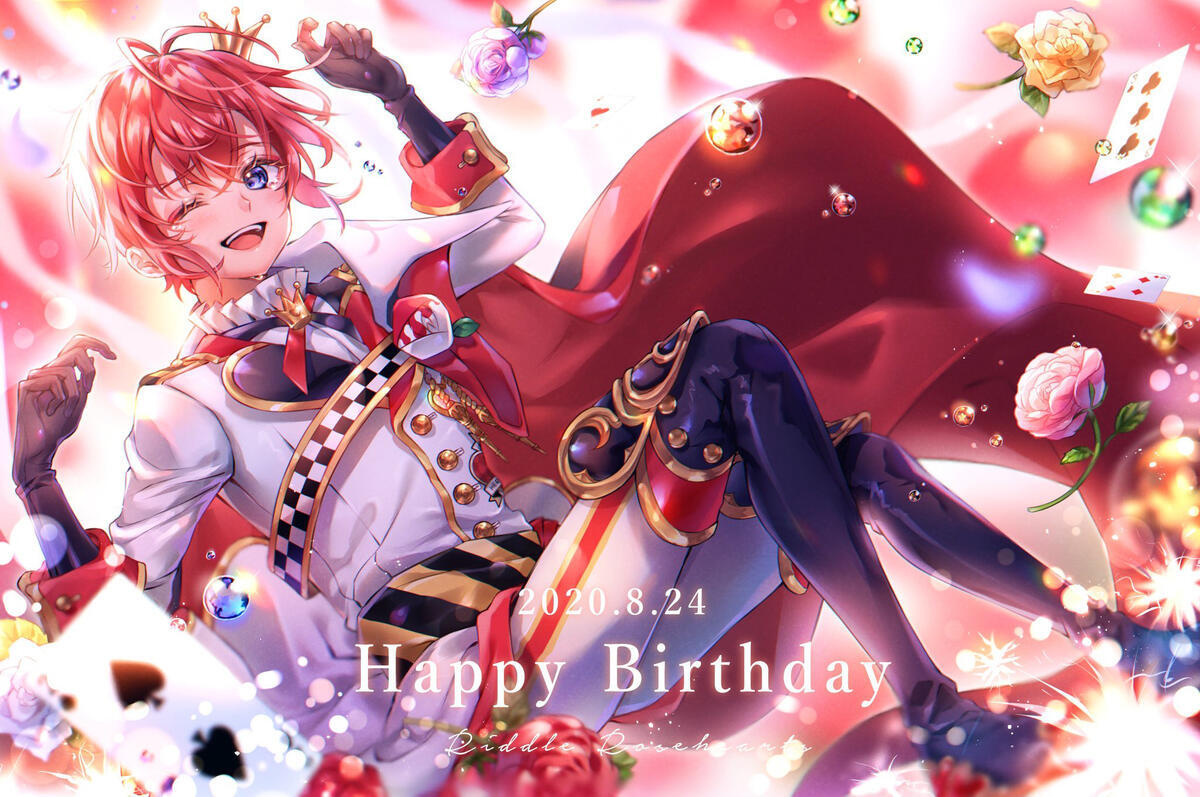 twisted wonderland wink cape prince Wallpaper Riddle Rosehearts ...