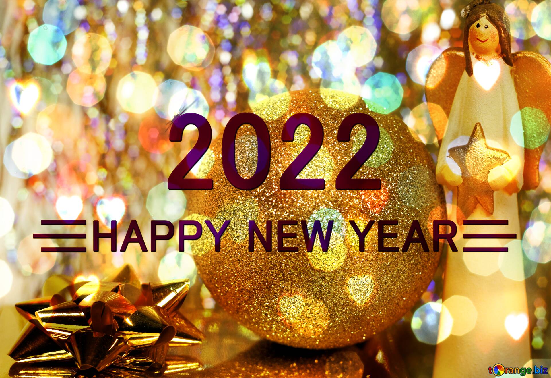 Wallpapers with 2022 holiday new year on the desktop