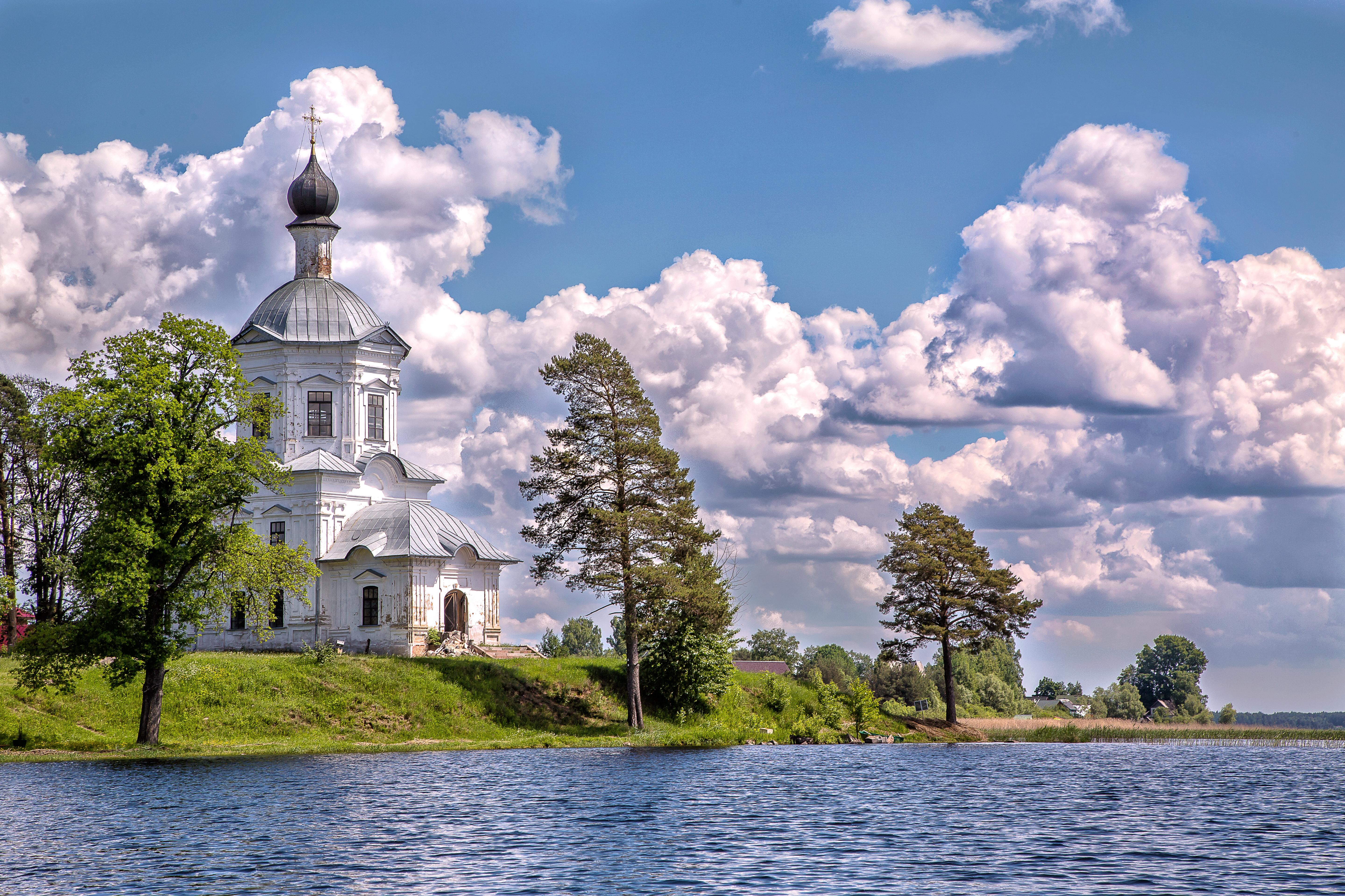 Wallpapers Seliger Nilo-Stolobensky Monastery Lake Seliger on the desktop