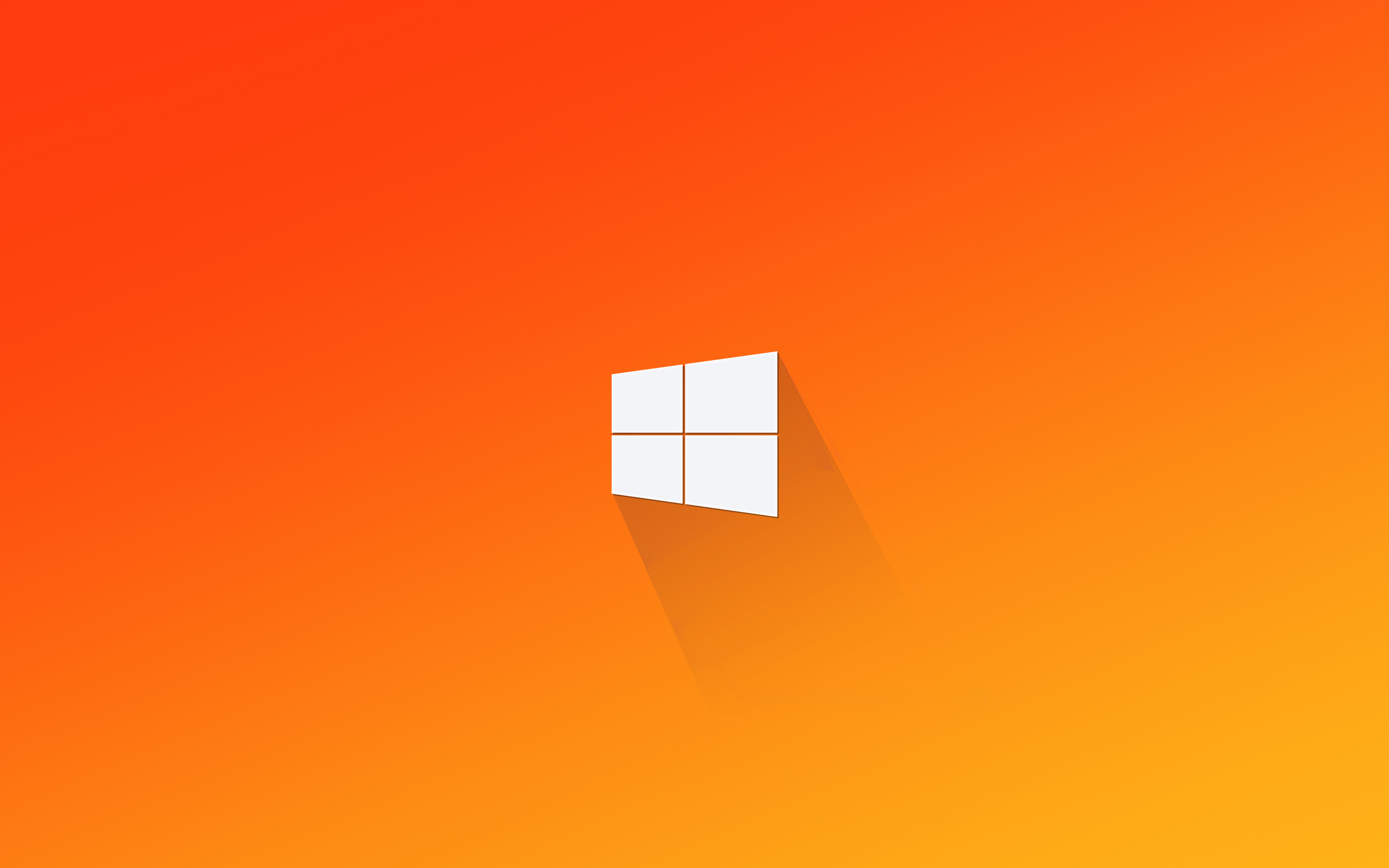 Wallpapers windows 11 logo wallpaper orange background on the desktop