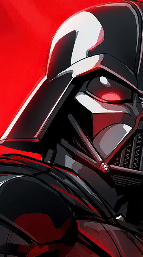 Бесплатное фото Рисунок Дарт Вейдер