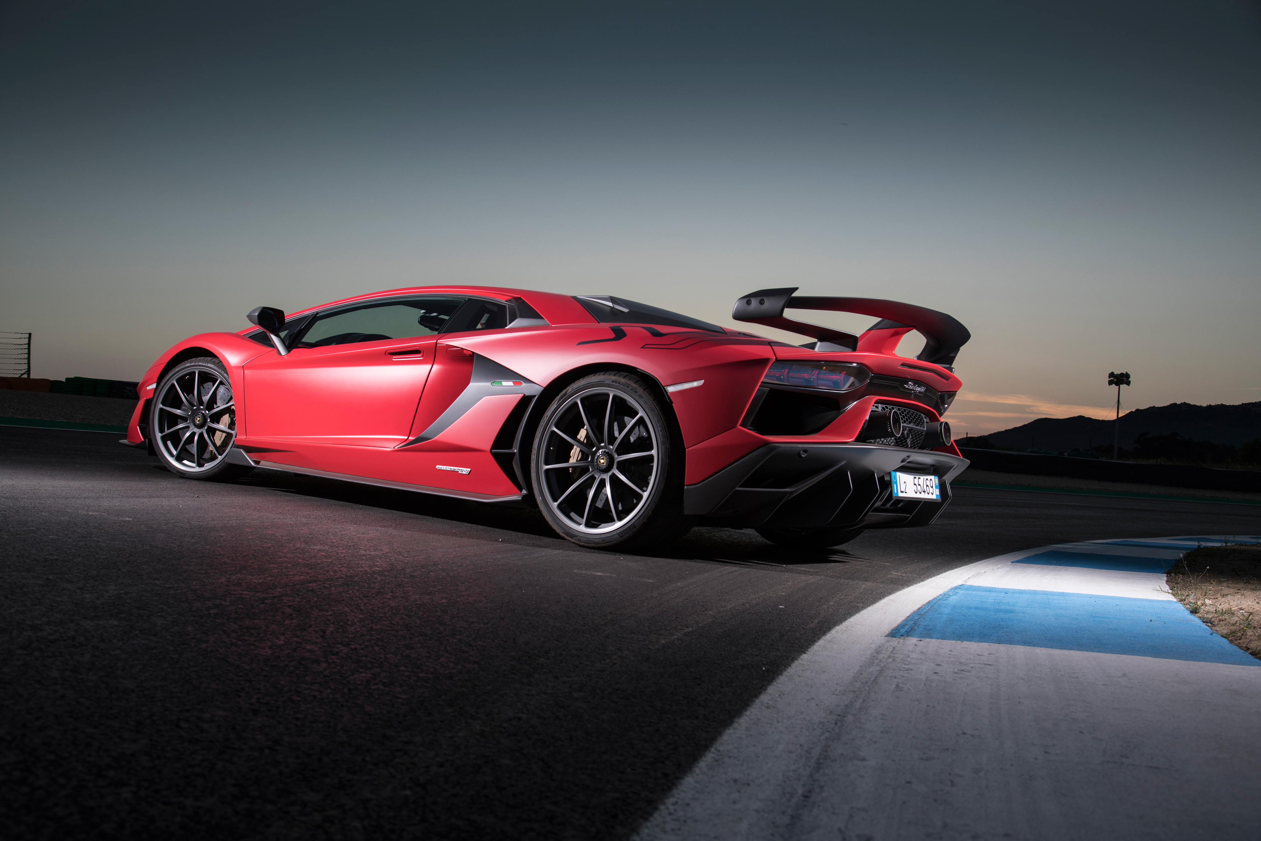 Wallpapers Lamborghini Lamborghini Aventador red car on the desktop