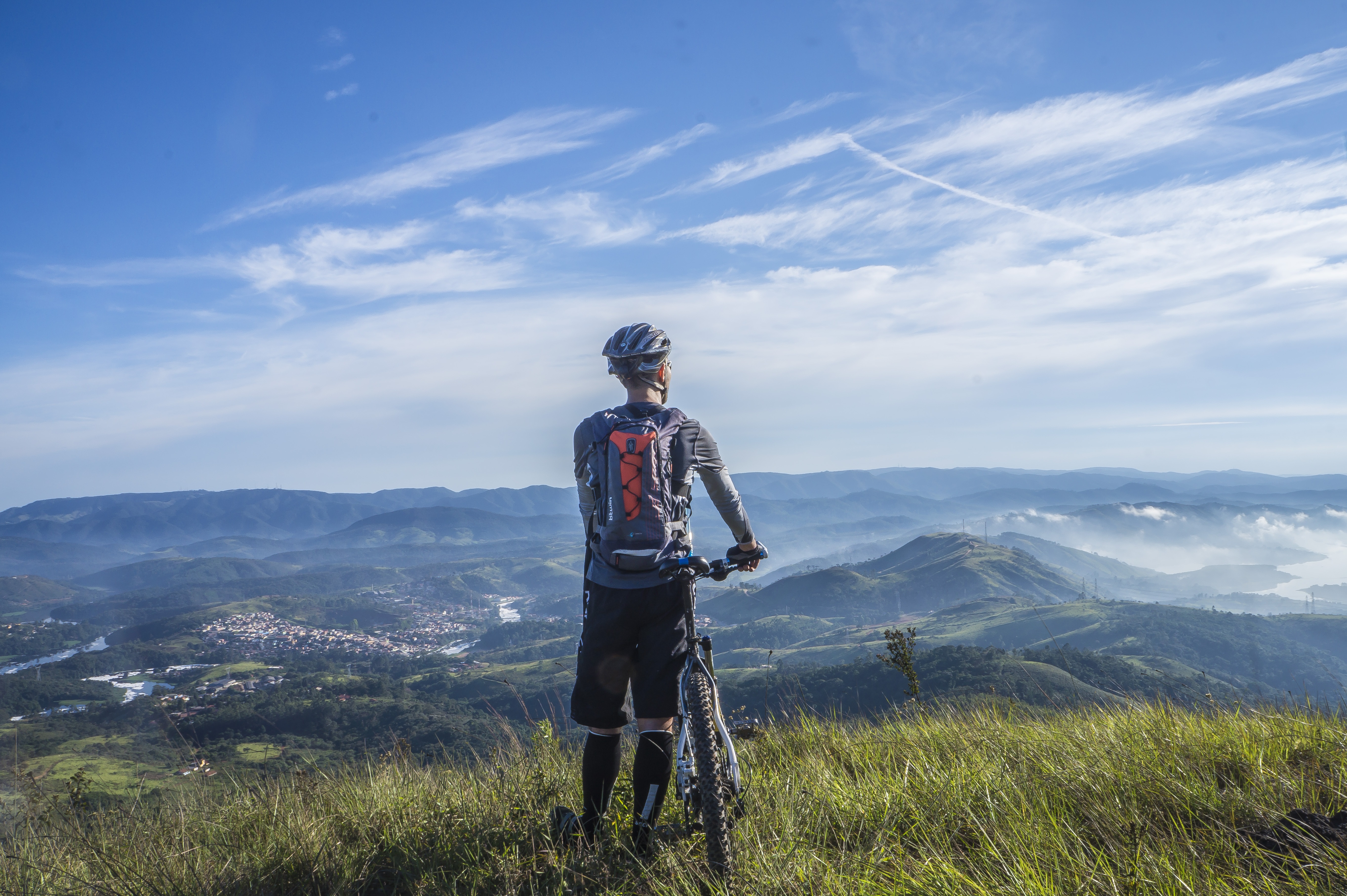 Free photo Traveling by bicycle