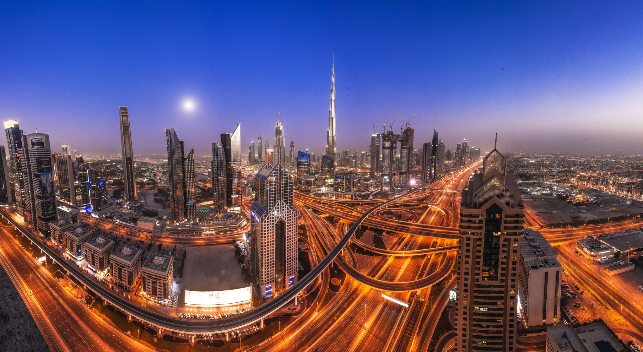 Wallpapers Dubai cityscape architecture on the desktop