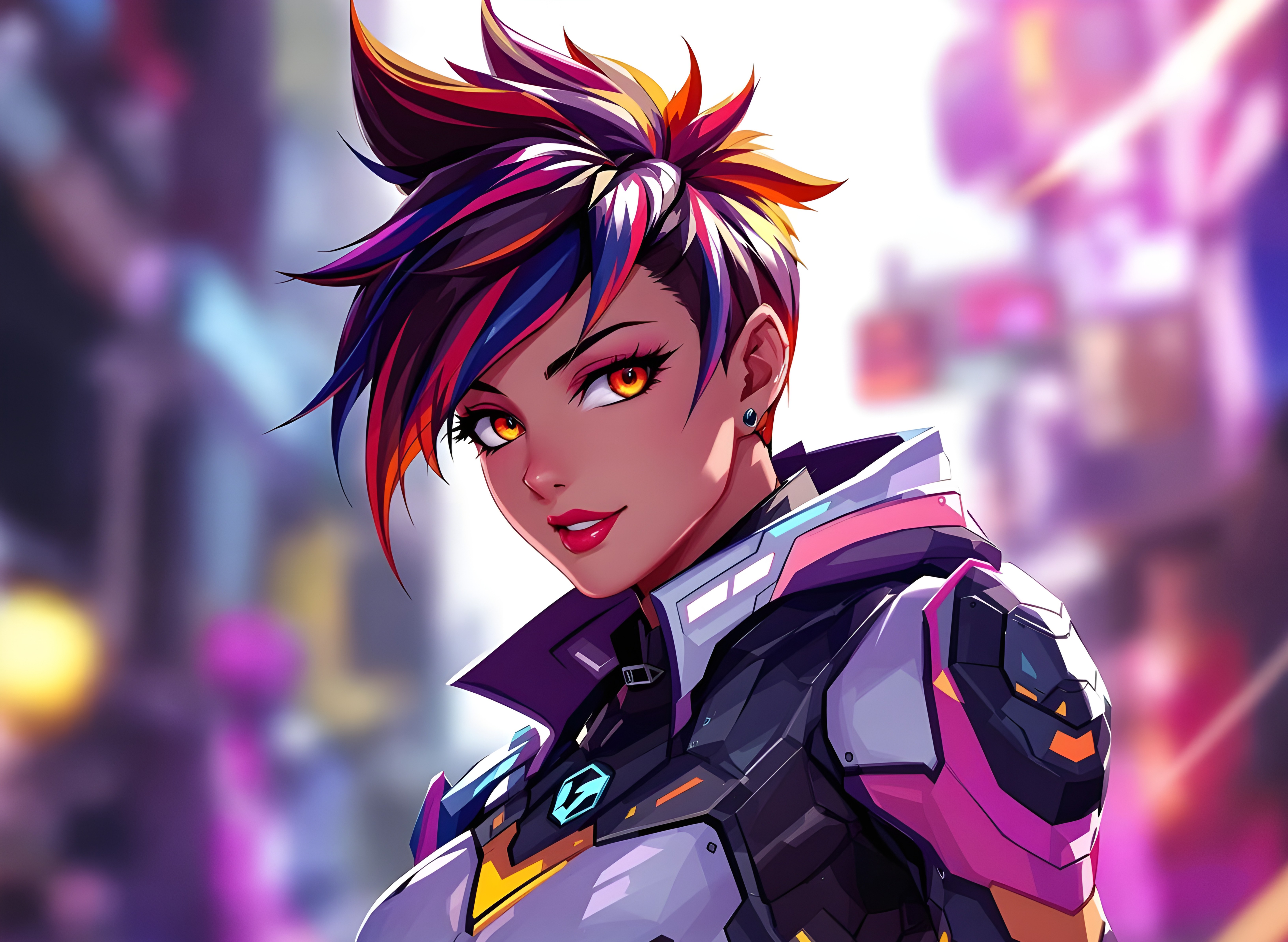 Бесплатное фото Трейсер портрет