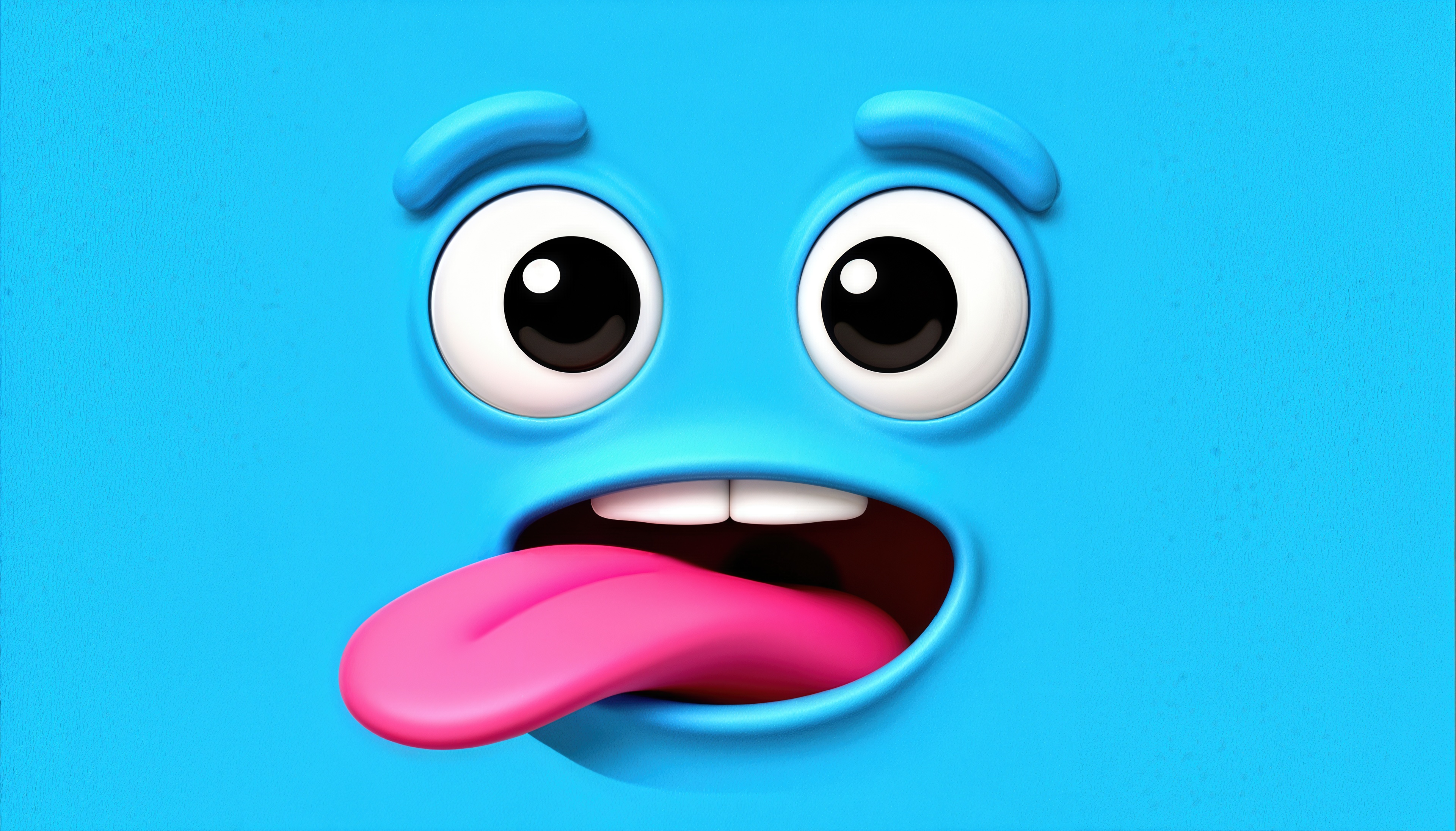 Wallpapers emoji smiley face on the desktop