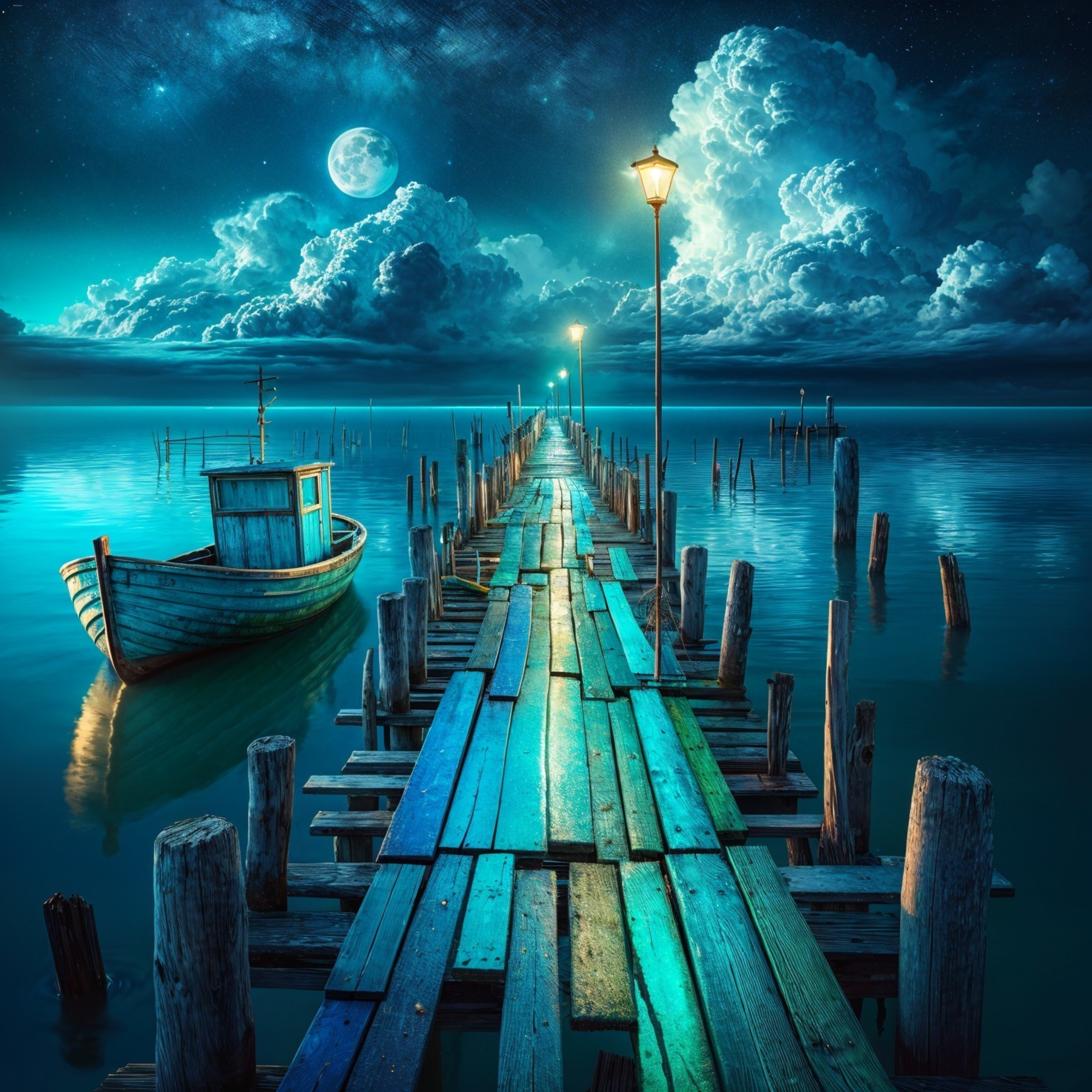 Море ночью летом