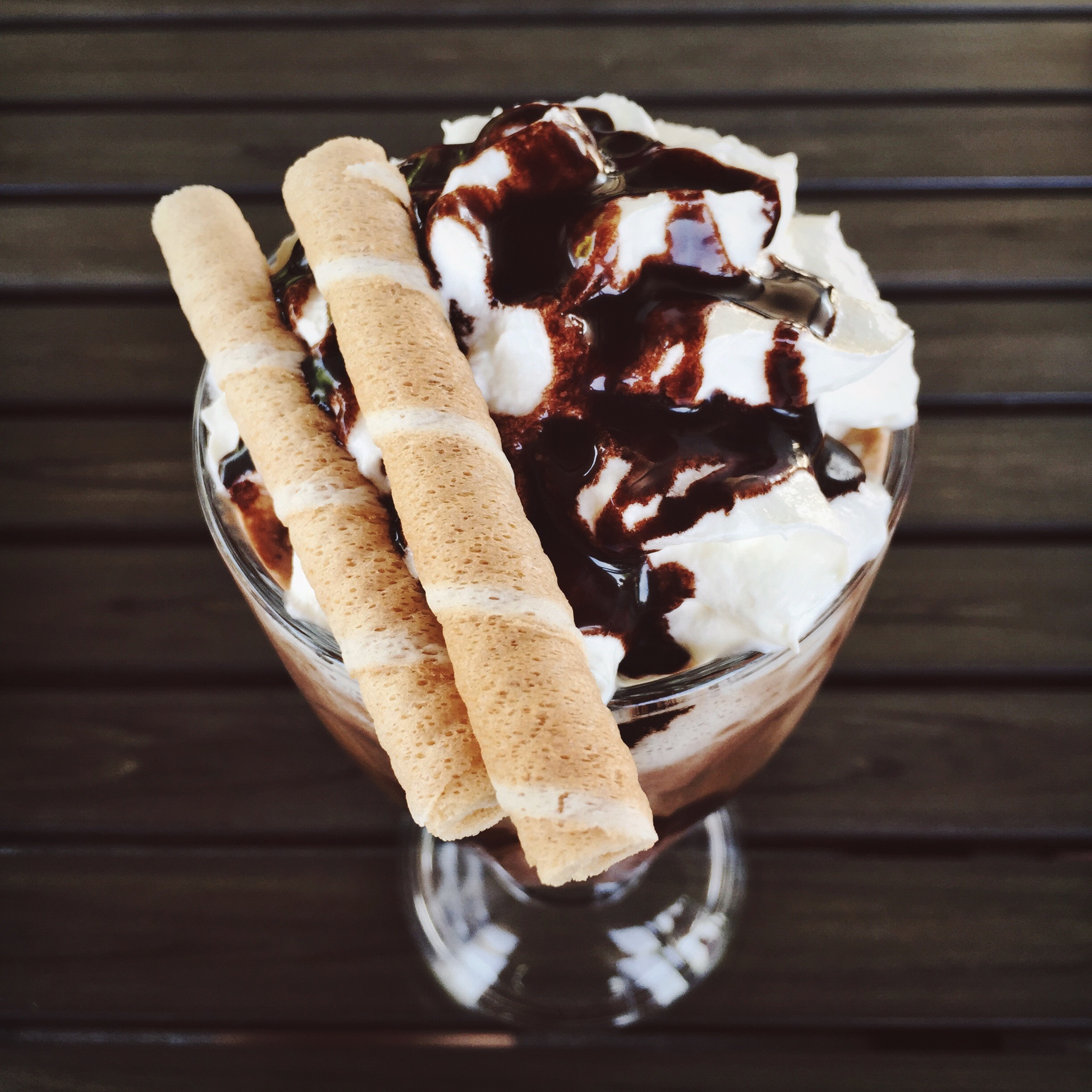 Бесплатное фото Мороженое с печеньем