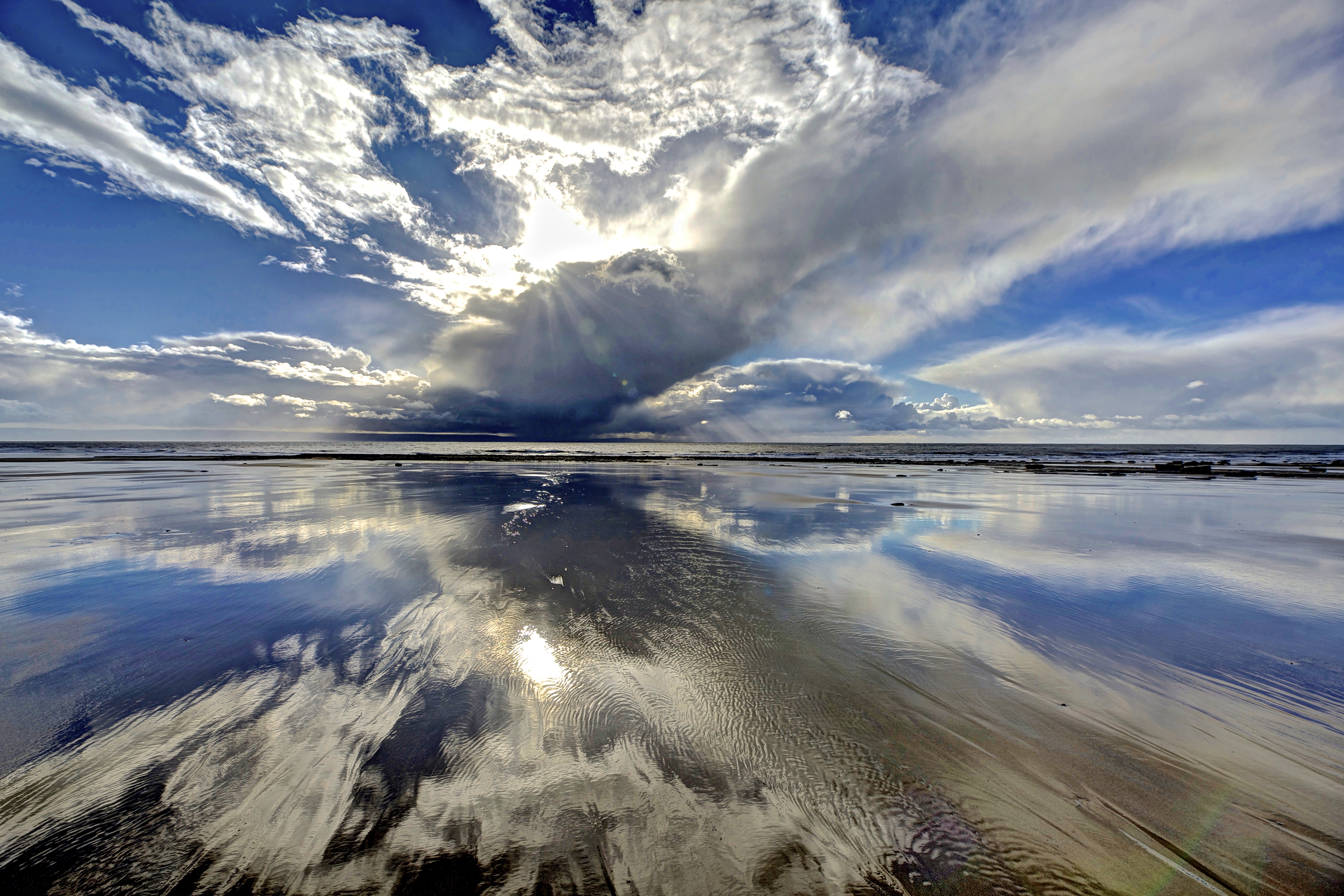 Wallpapers Wales sky coast on the desktop