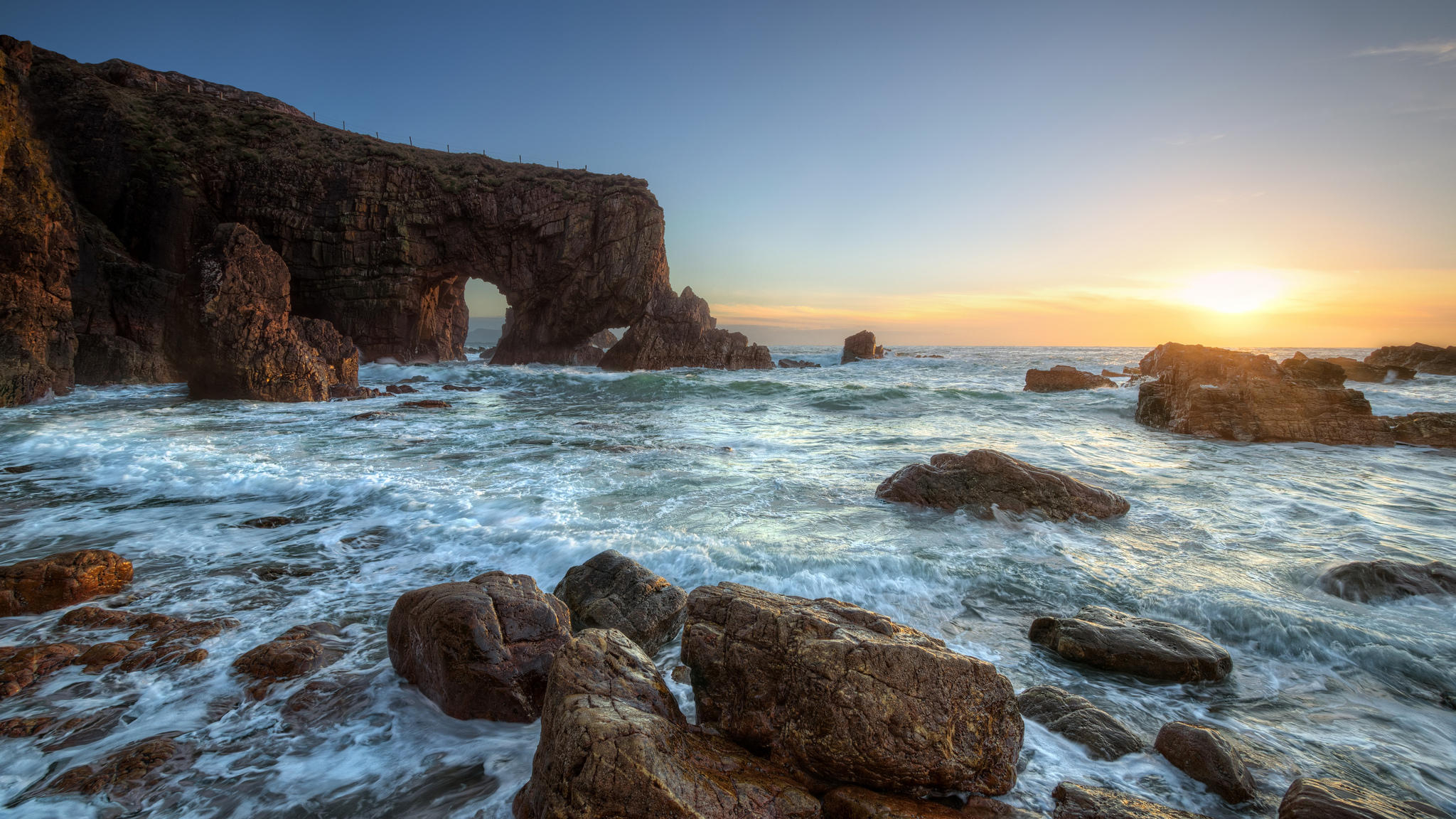 Wallpapers shore Donegal County Ireland on the desktop