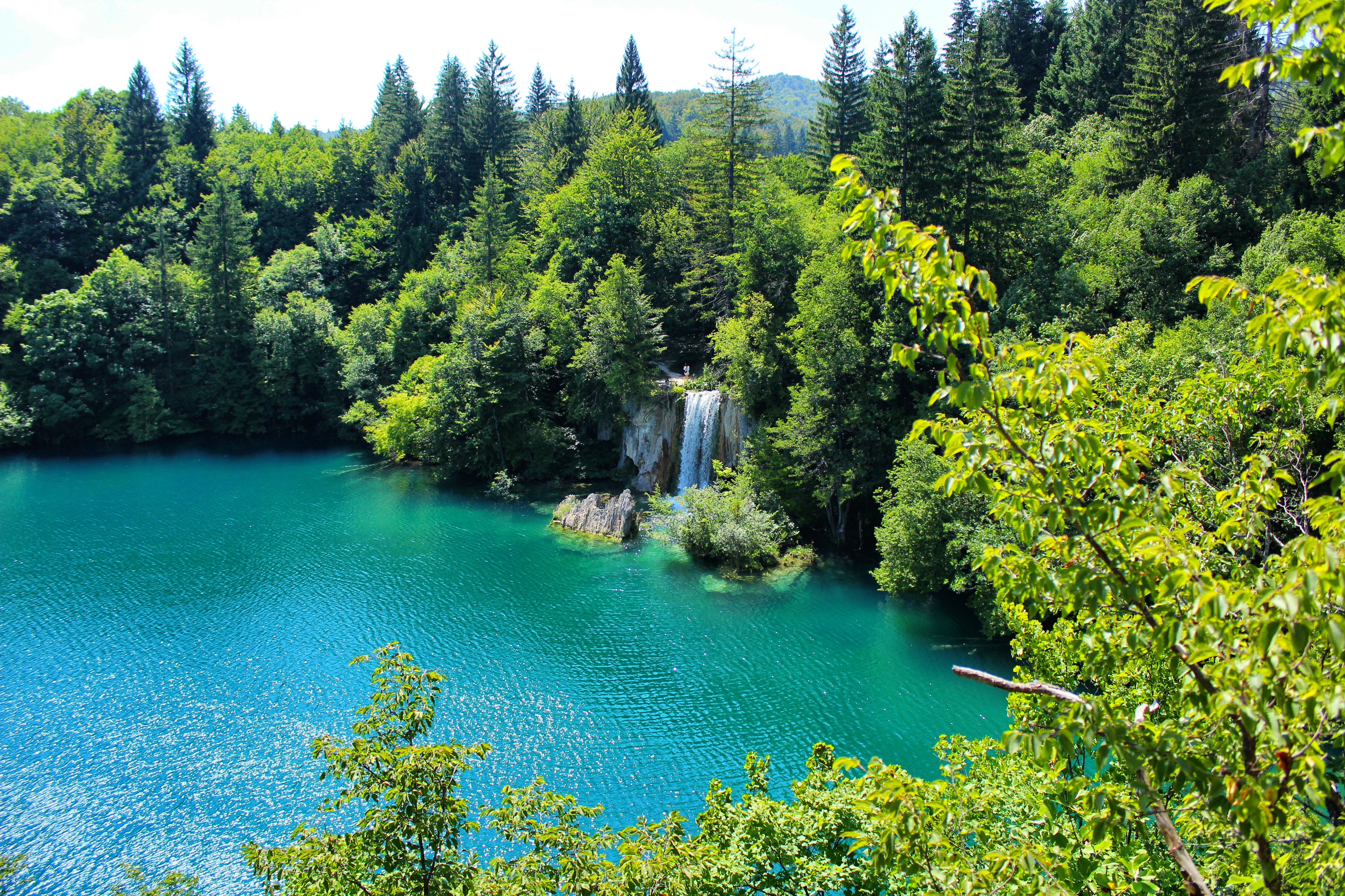 Wallpapers landscape reservoir Croatia on the desktop