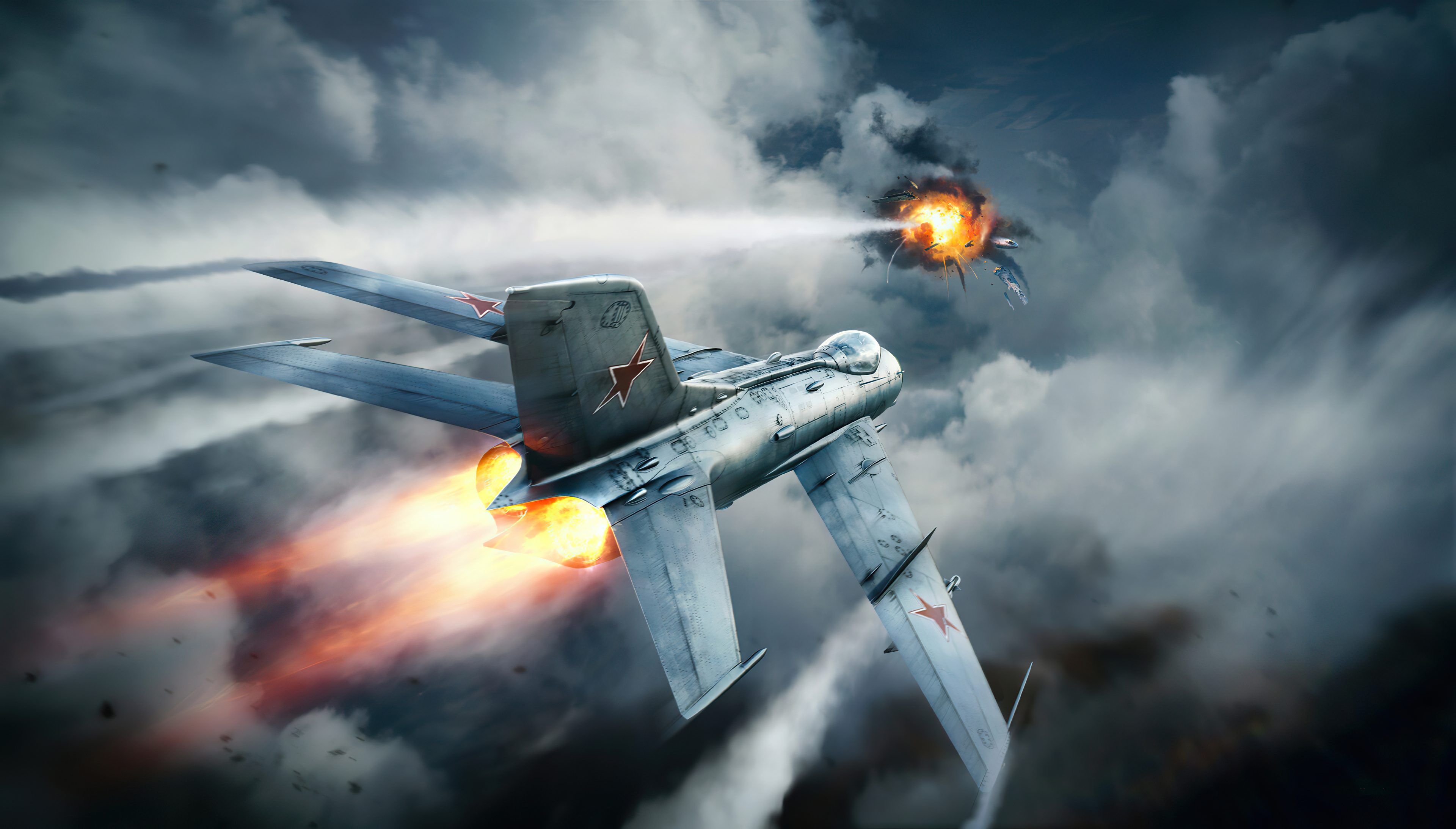 Free photo Battle in War Thunder