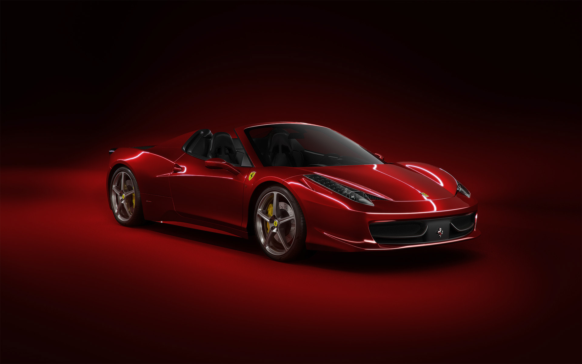 Wallpapers Ferrari automobiles red Ferrari on the desktop