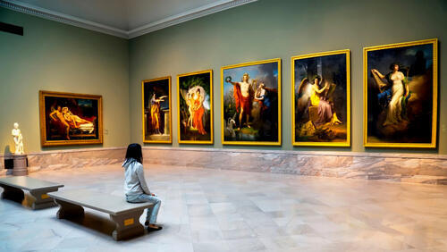 Wallpapers museum paintings exhibition on the desktop