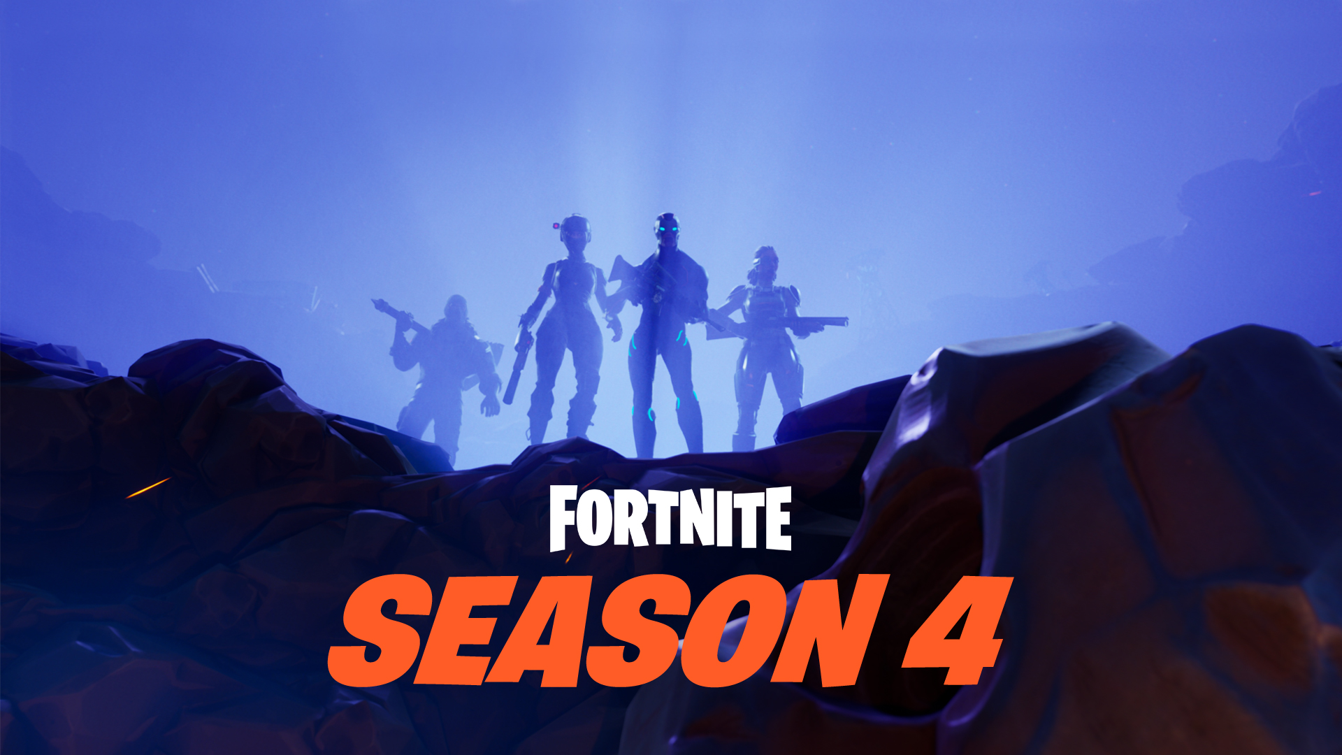 Wallpapers Fortnite games screensaver on the desktop