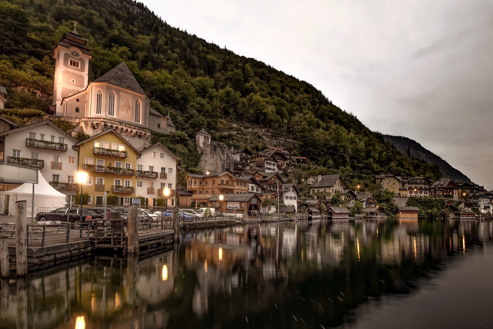 Wallpapers Alps Austria lake on the desktop