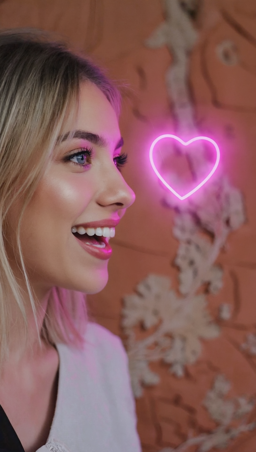 A young, beautiful blonde loves