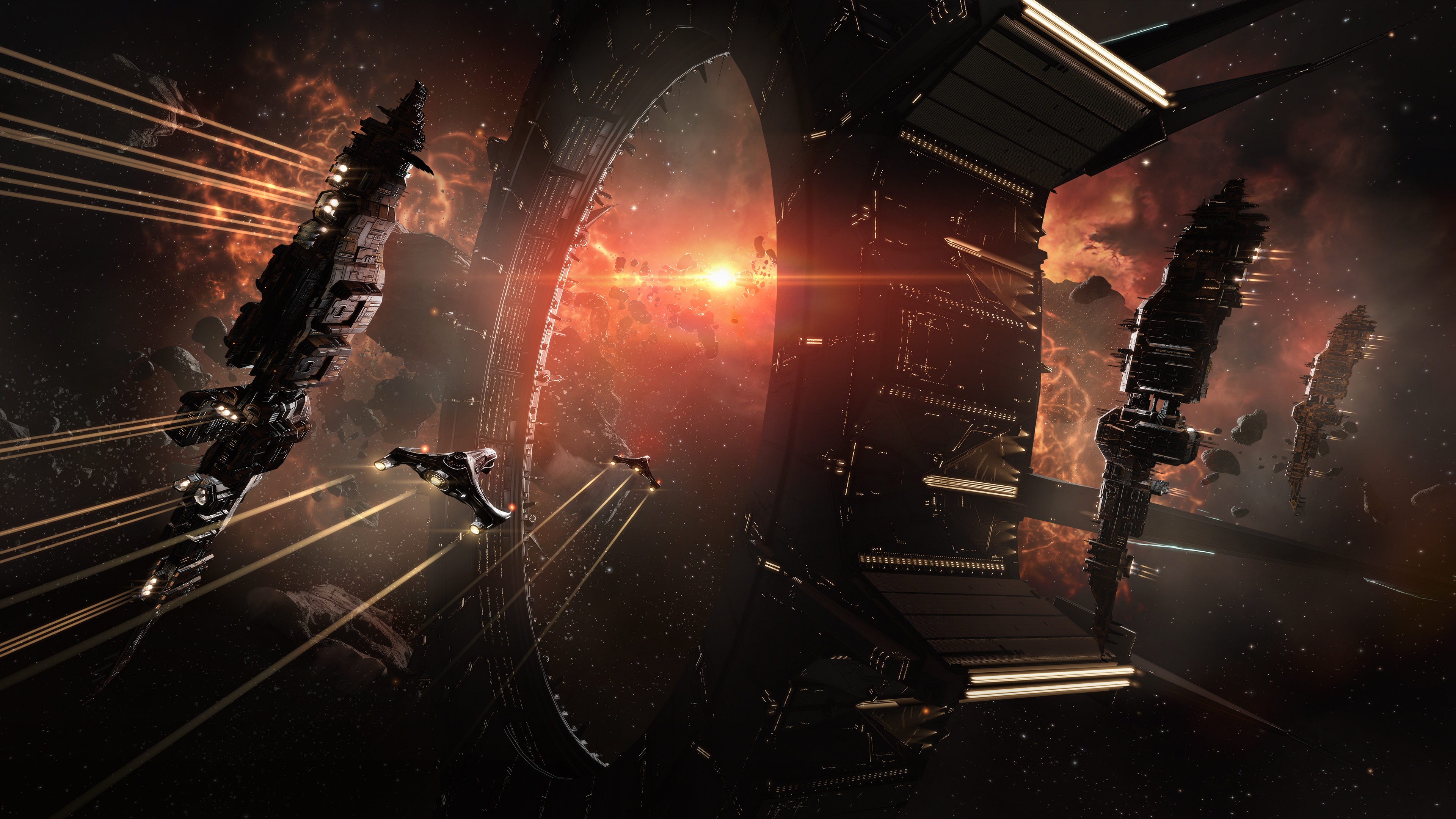 Обои EVE online игры галактика на рабочий стол