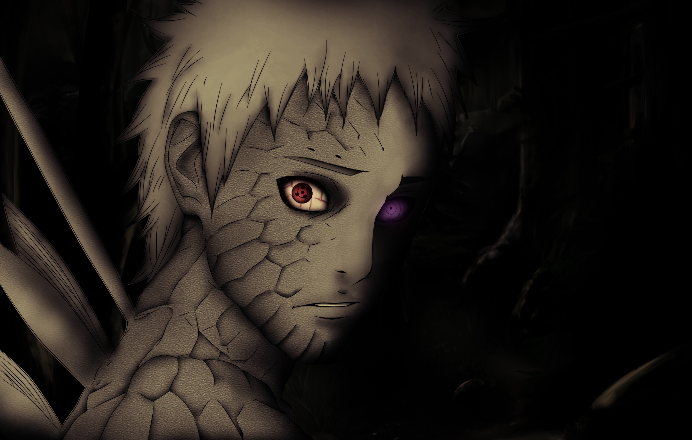 Wallpapers Naruto Shippuuden Sharingan demon on the desktop