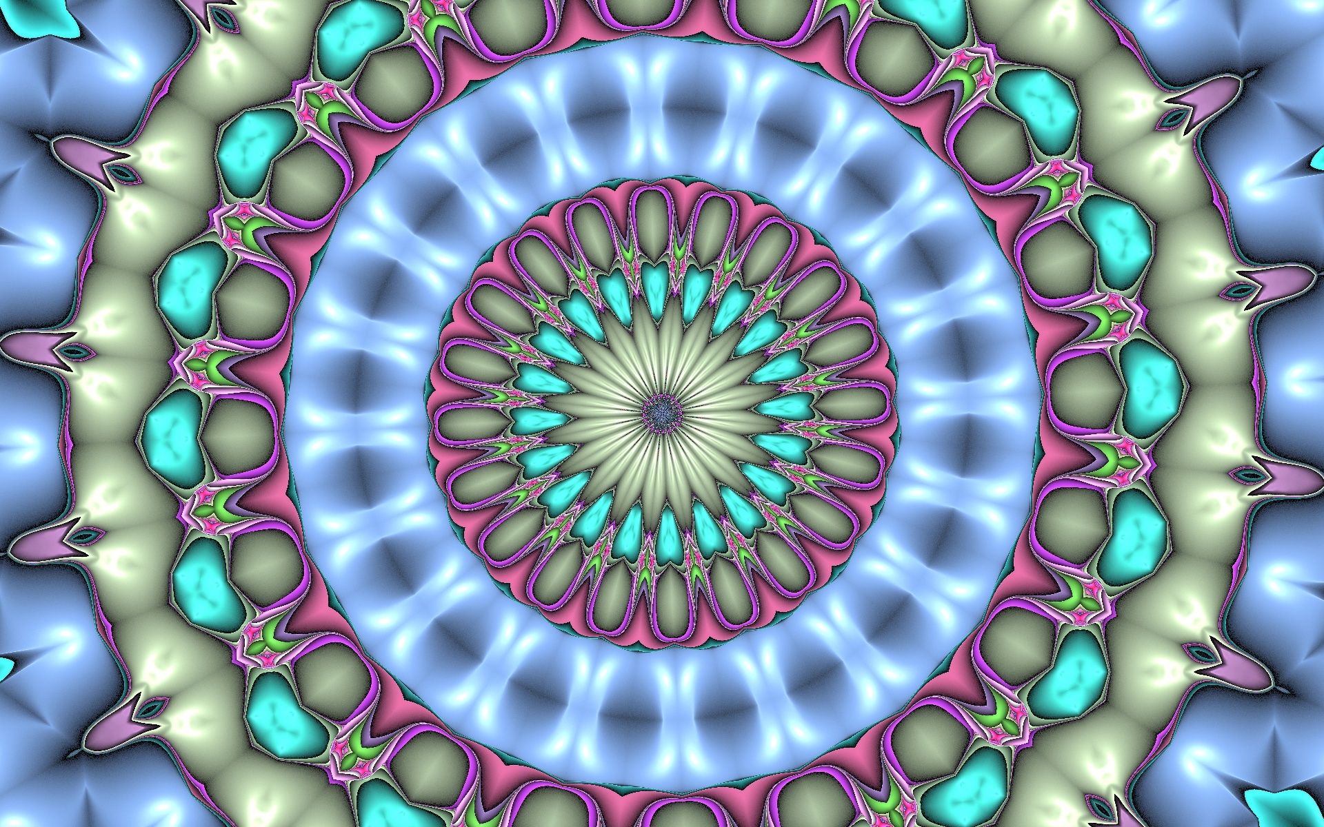 Wallpapers circles patterns spots on the desktop