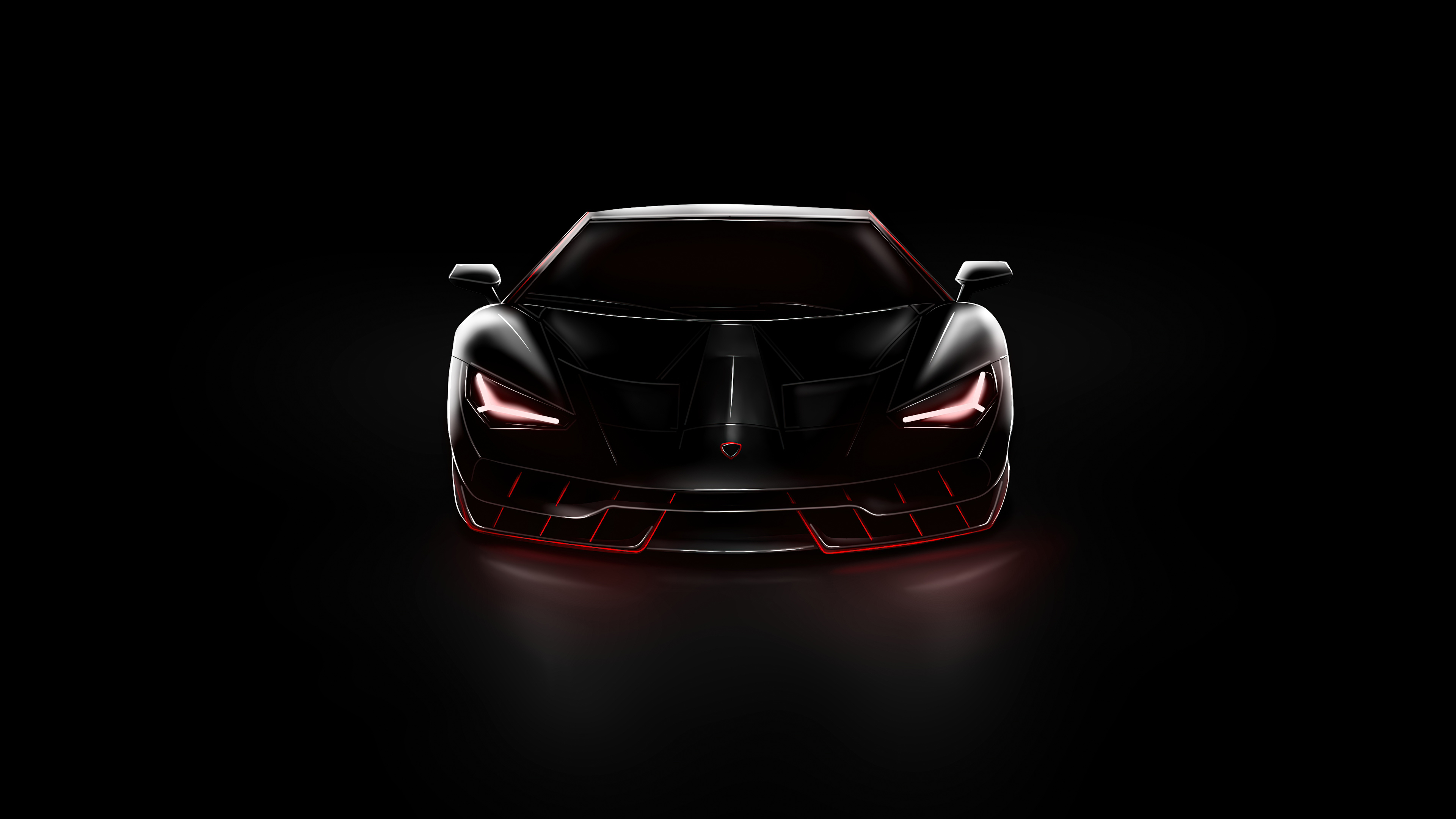 Wallpapers Lamborghini Centenario front optics Lamborghini on the desktop