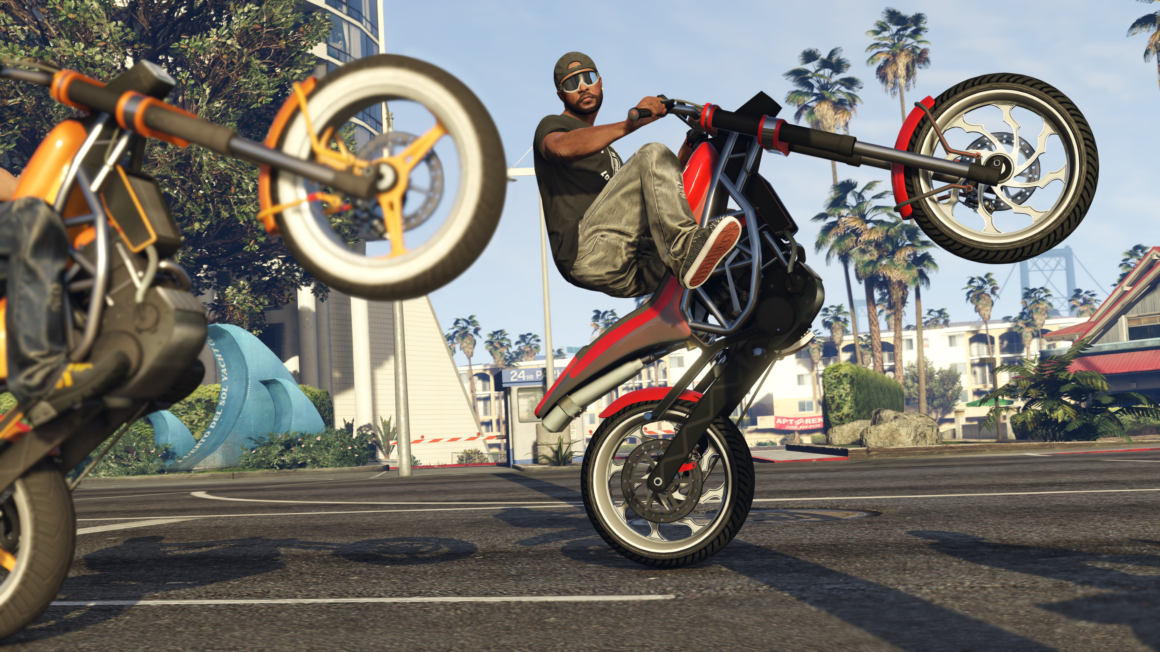 Wallpapers motorcycle games gta 5 on the desktop