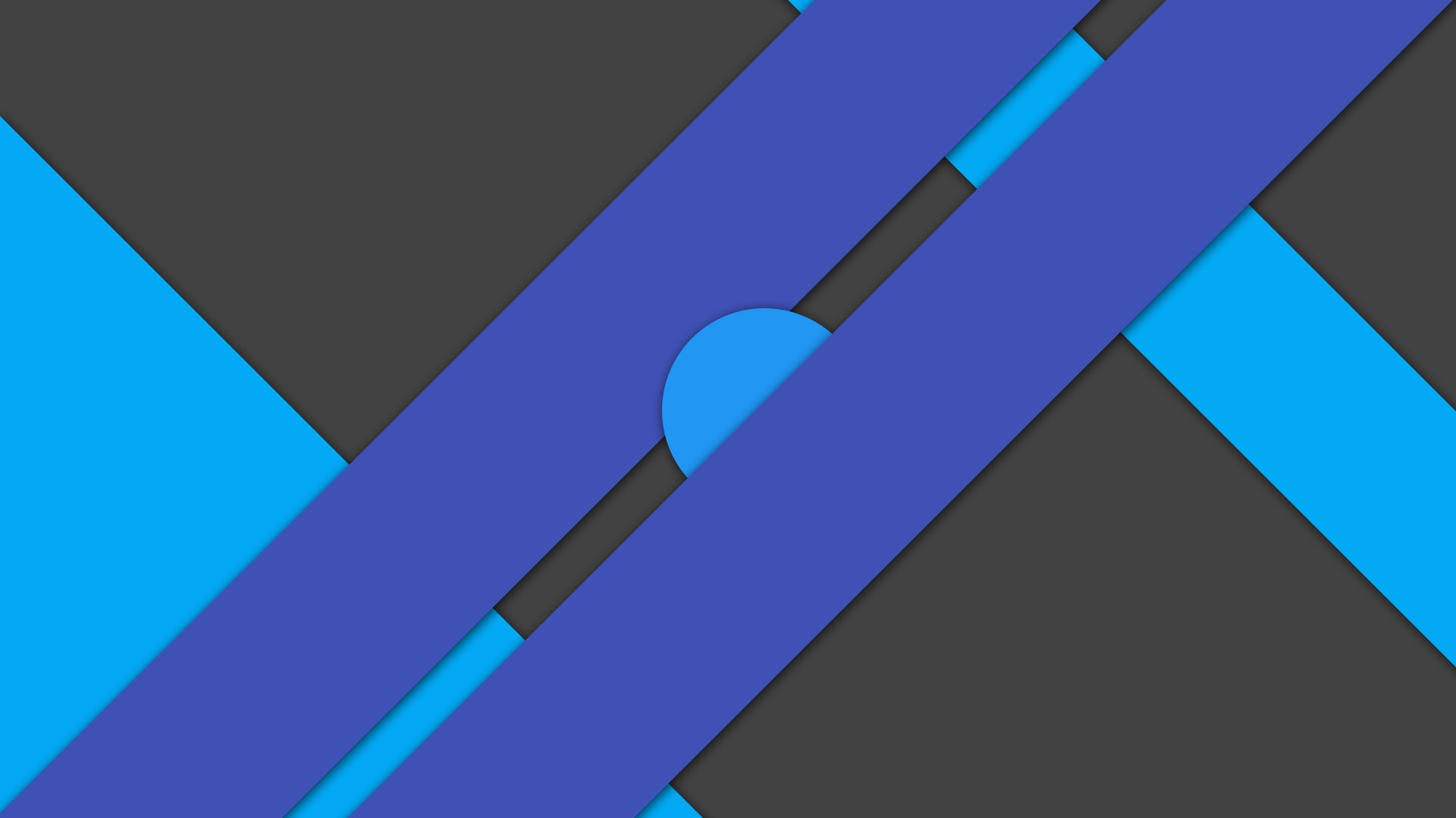 Бесплатное фото Абстрактные синие и серые геометрические фигуры