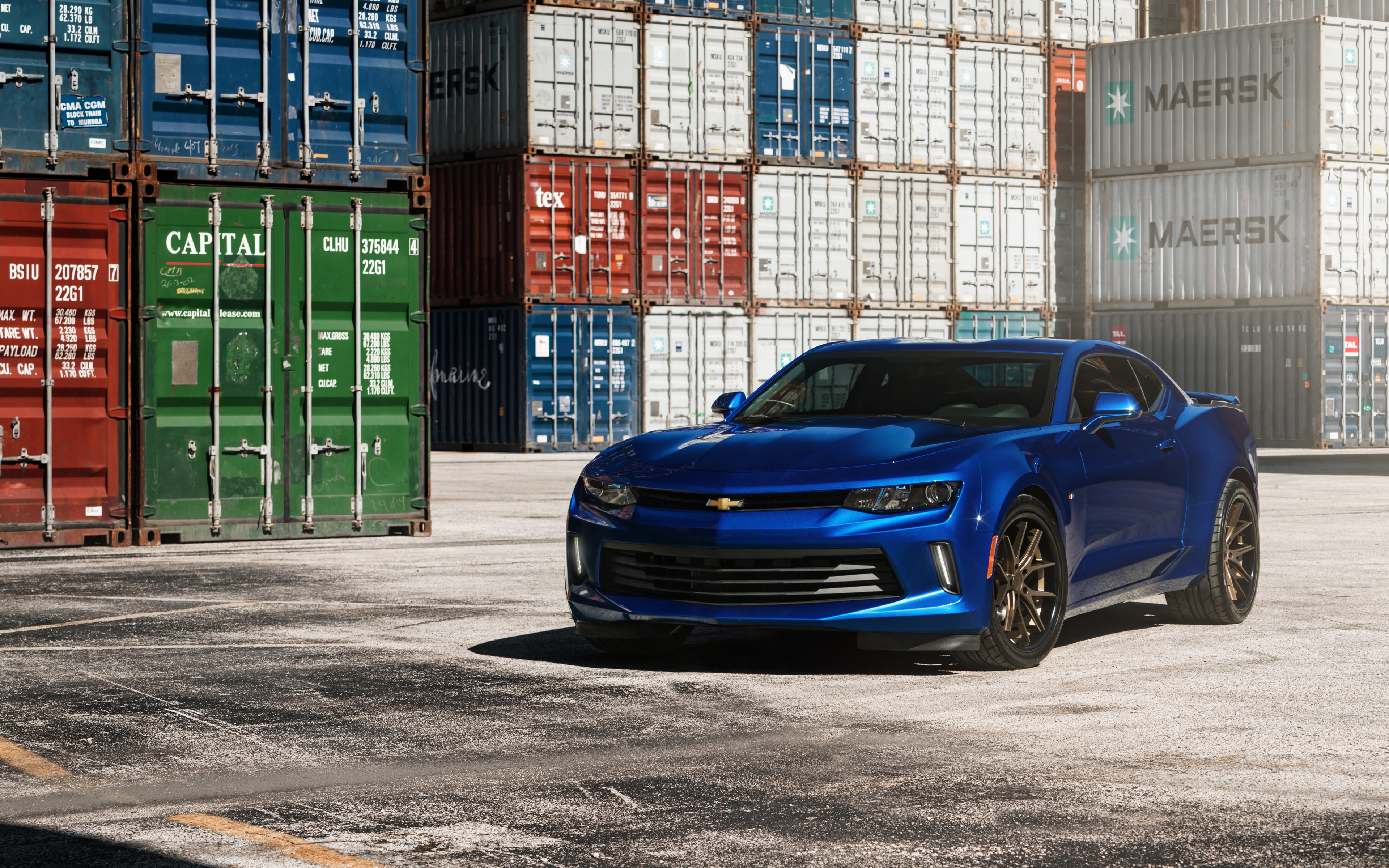 Wallpapers blue car wallpaper chevrolet camaro cars on the desktop