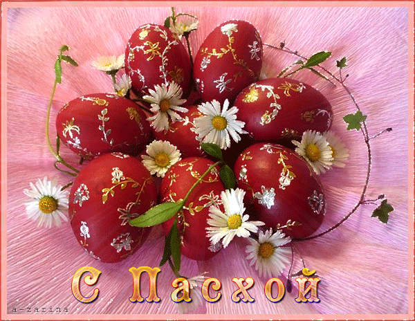 主题为复活节 动画 菊花的明信片免费下载