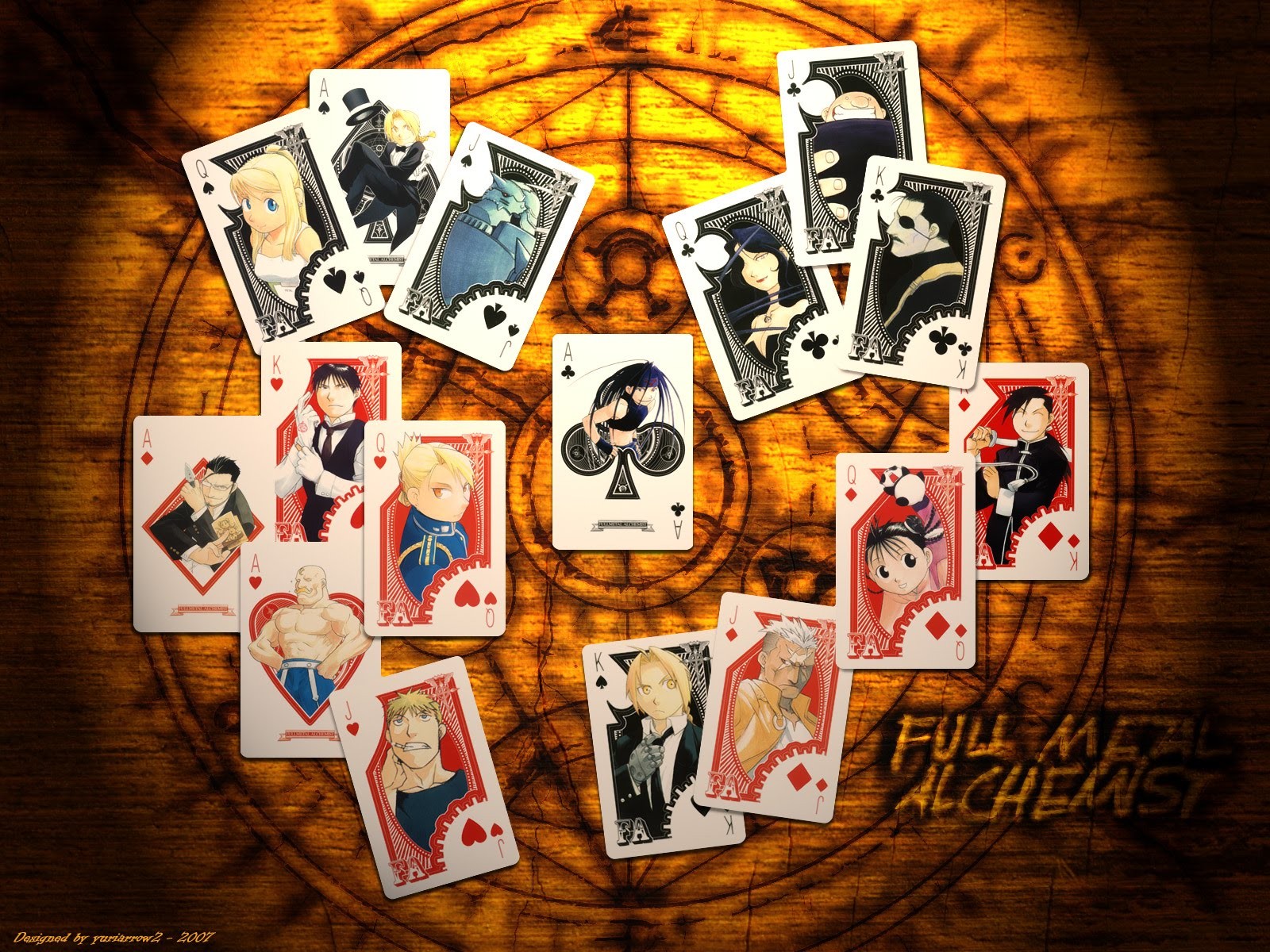 Обои иллюстрация коллаж Элрик Эдвард на рабочий стол