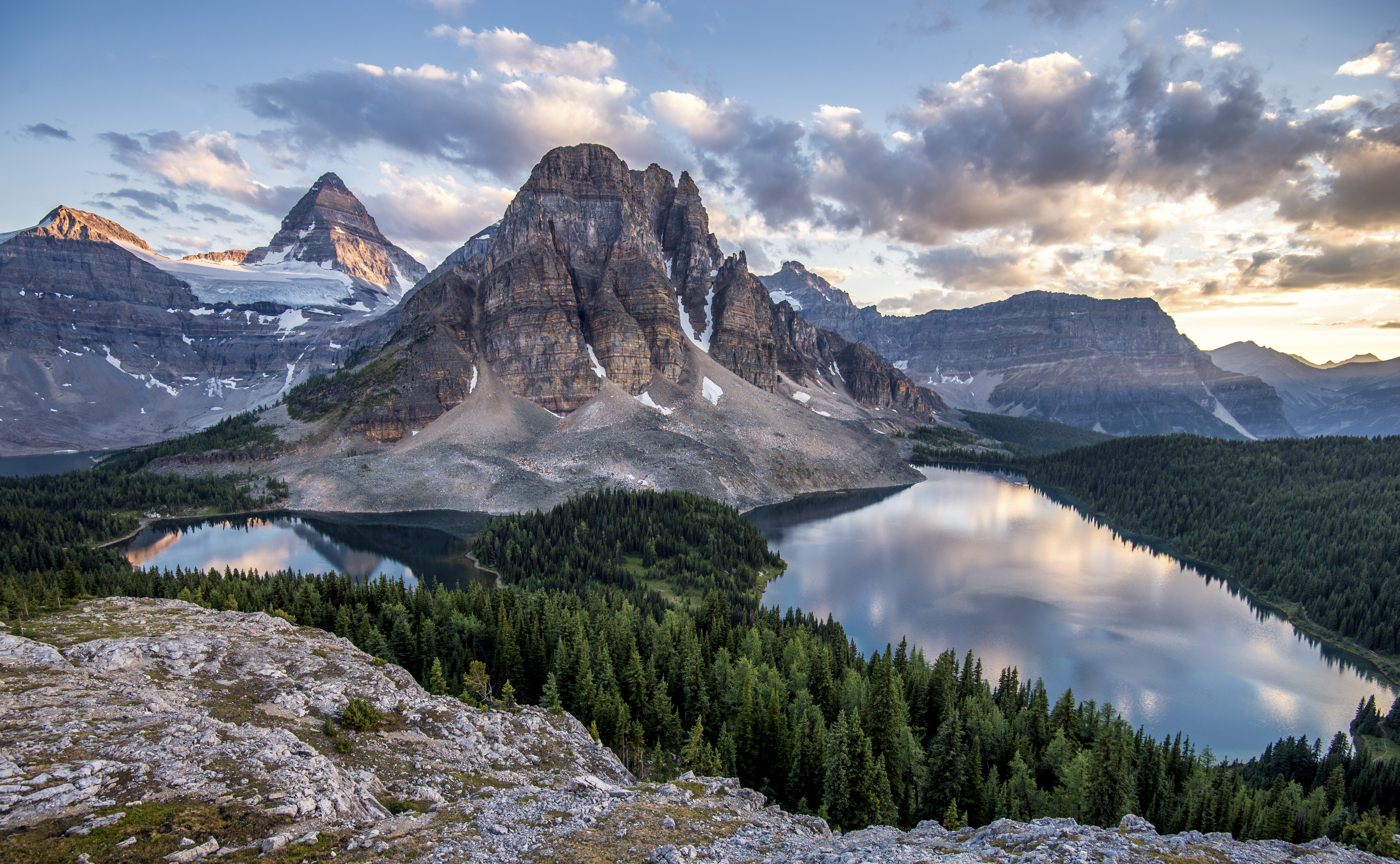 Wallpapers Assiniboine Park British Columbia Rocky Mountains on the desktop