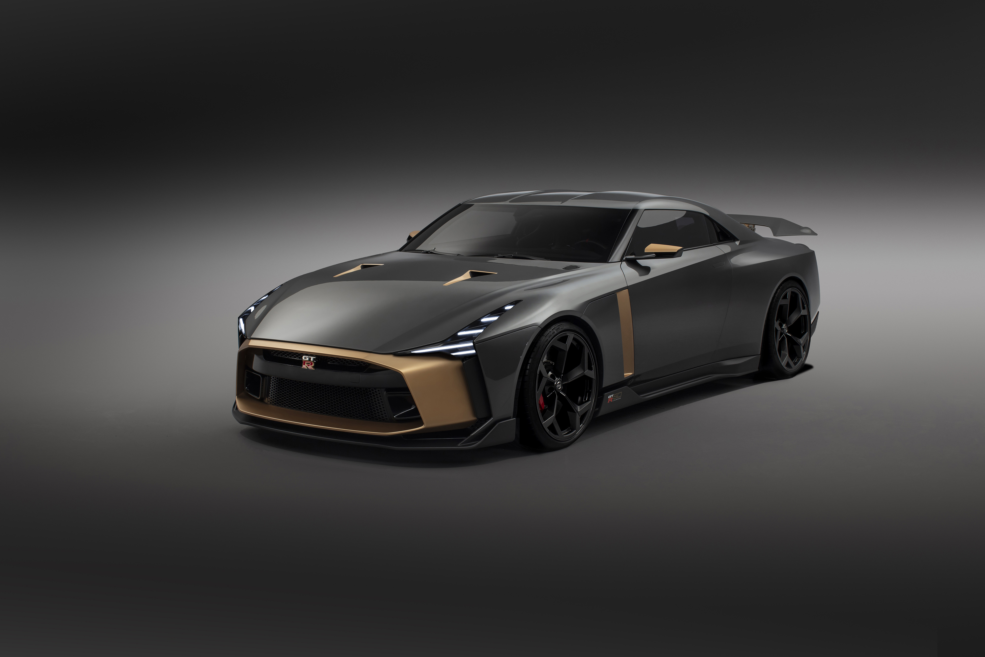 Бесплатное фото Матовый nissan gt r50 2018 года