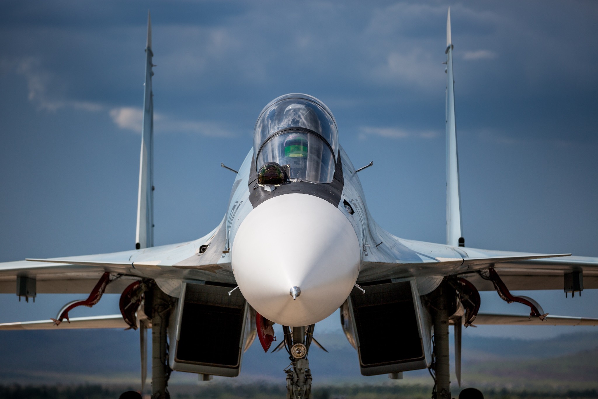 Су-30 на взлетной полос