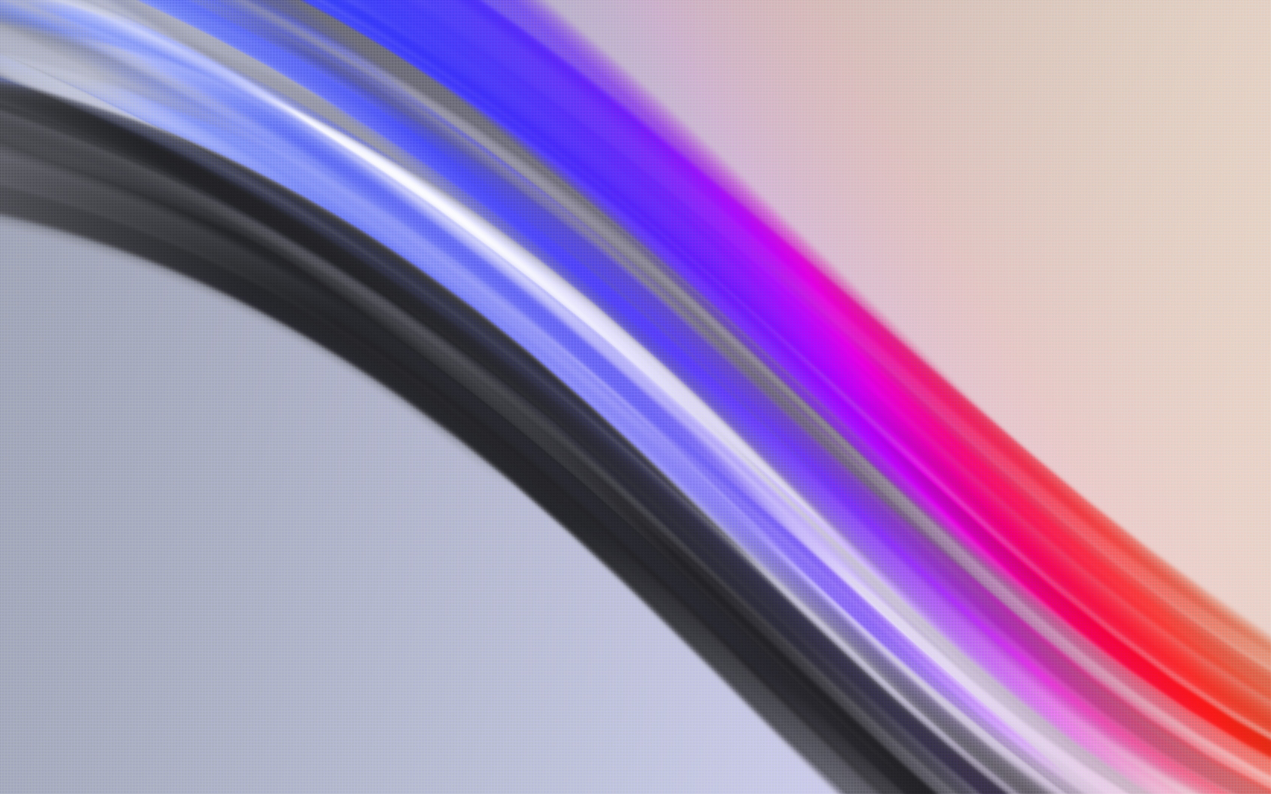 桌面上的壁纸线条 波浪状 多彩