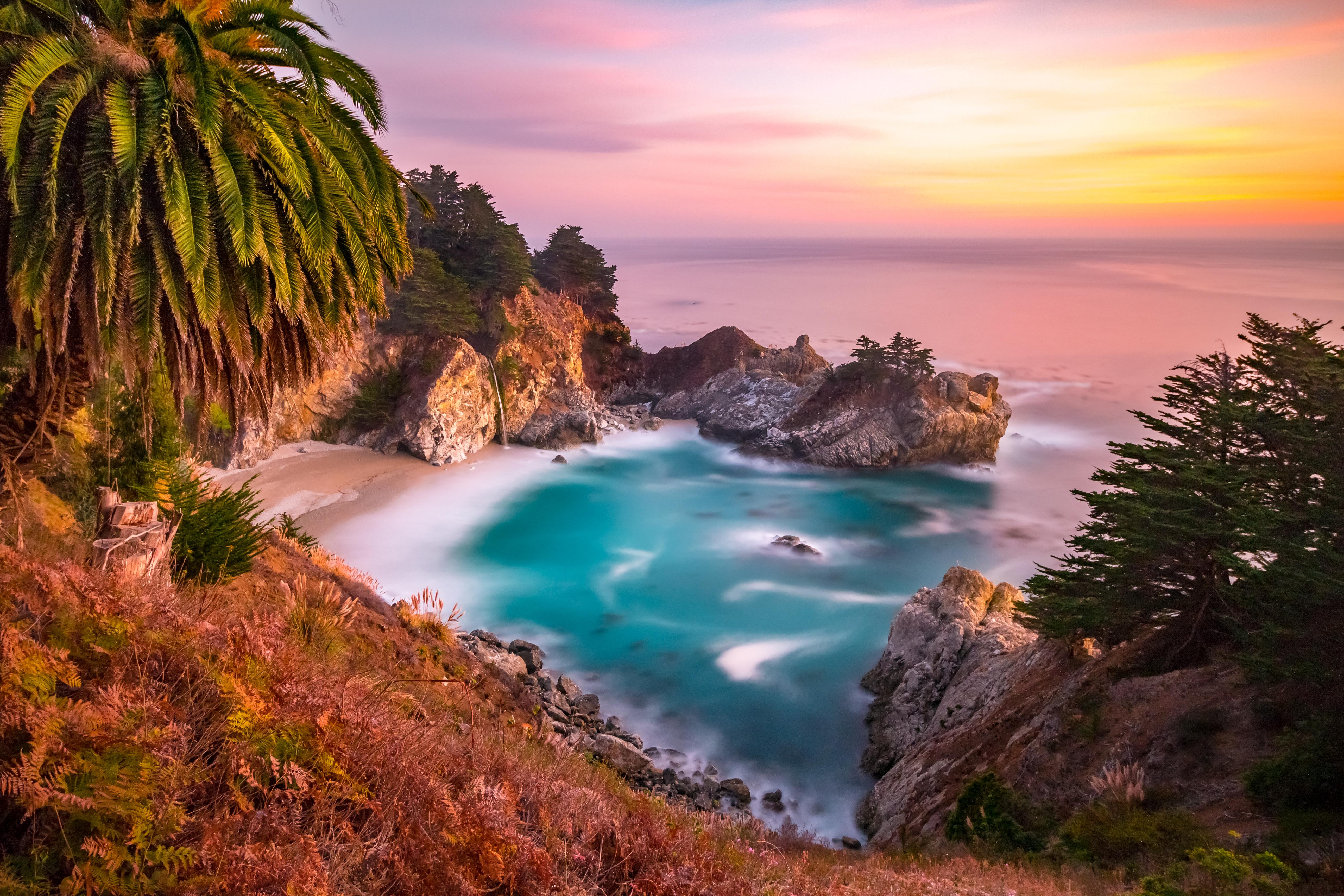 Wallpapers Julia Pfeiffer Burns State Park big Sur Park Julia Pfeiffer Bern on the desktop