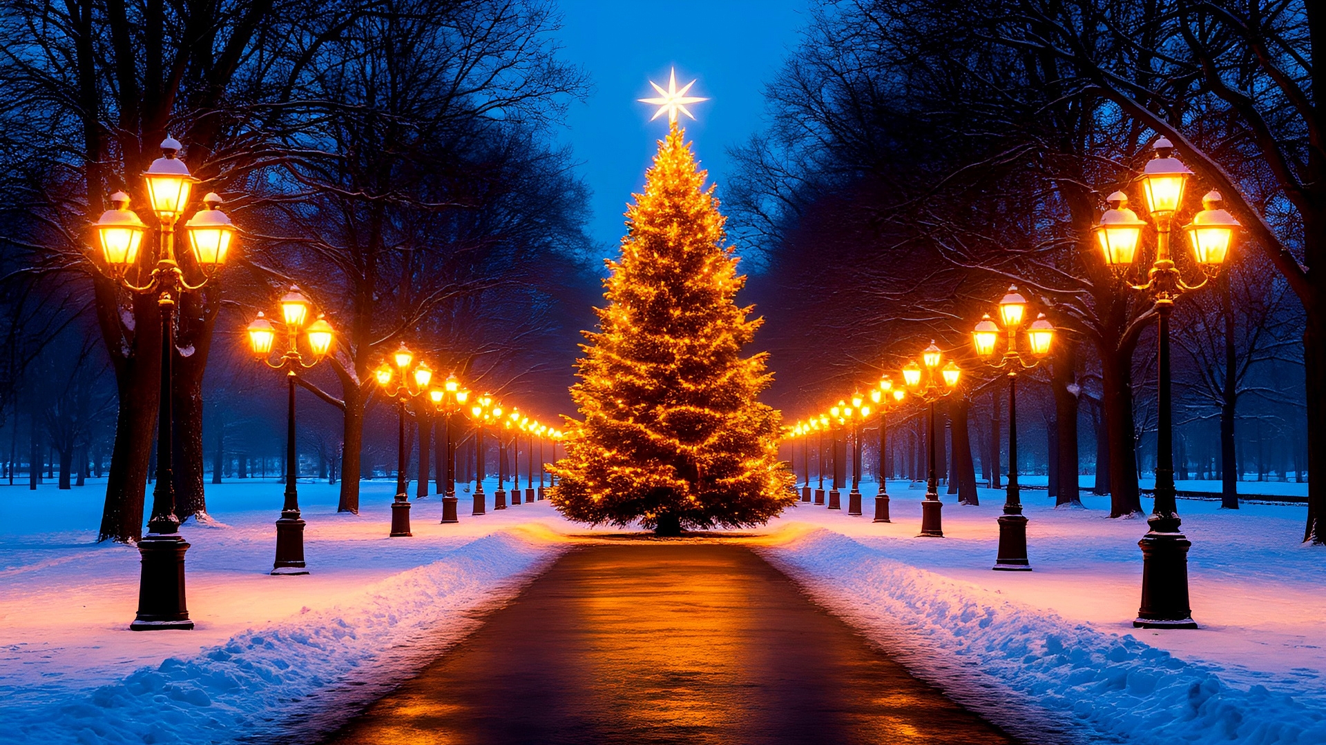 Бесплатное фото Красивый зимний пейзаж эпизод девятый