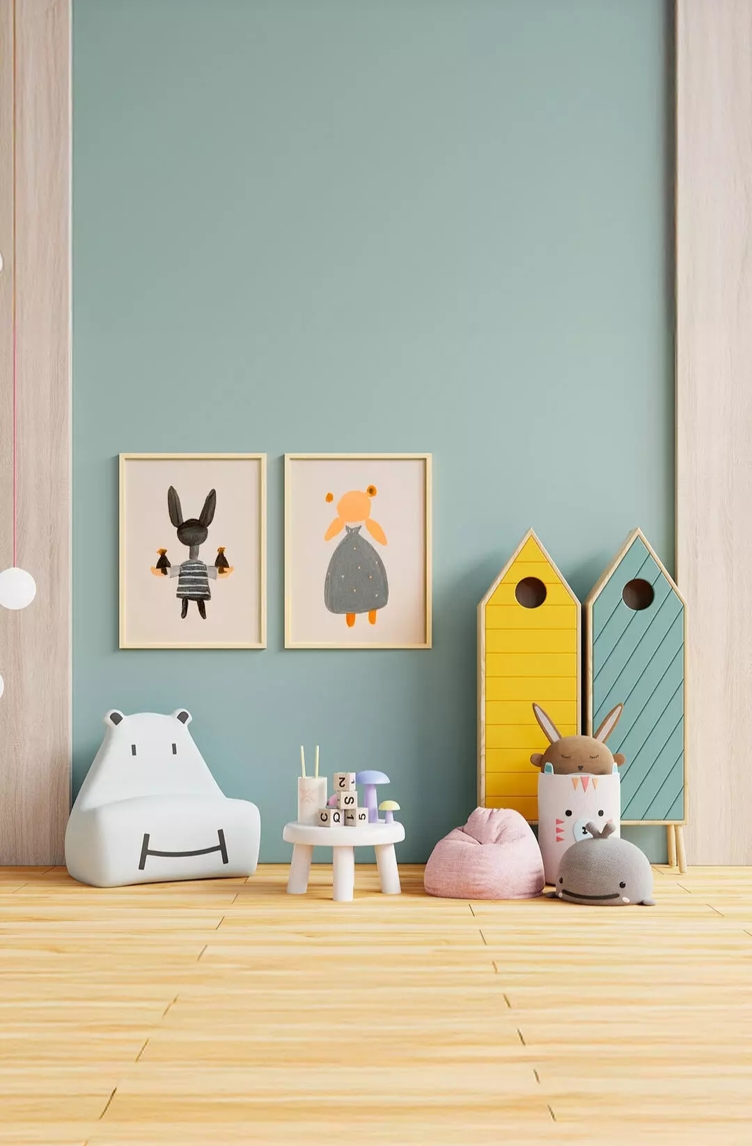 免费照片儿童房的内部