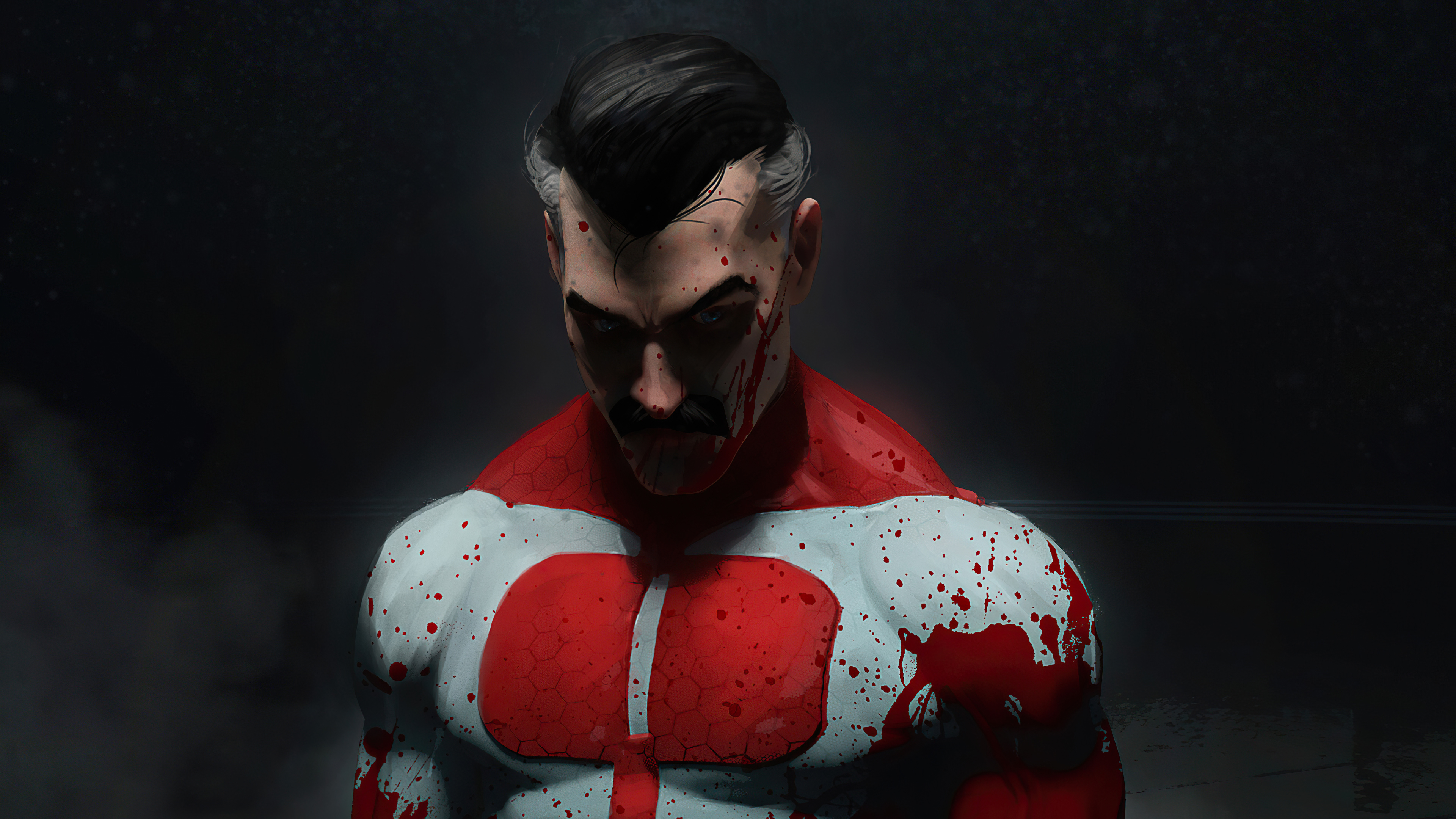 Wallpapers omni man invincible TV shows on the desktop