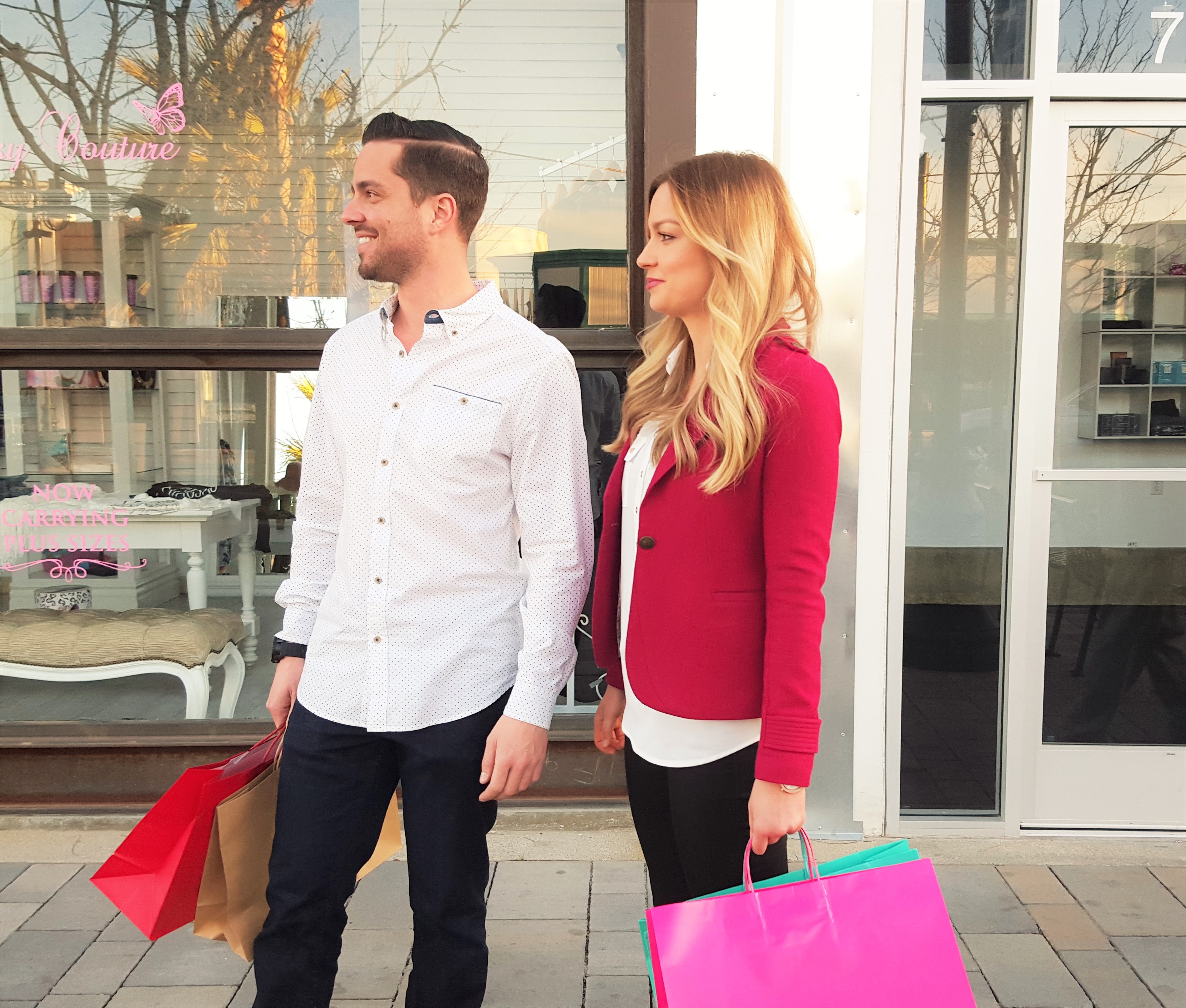 Обои магазин весна красный на рабочий стол