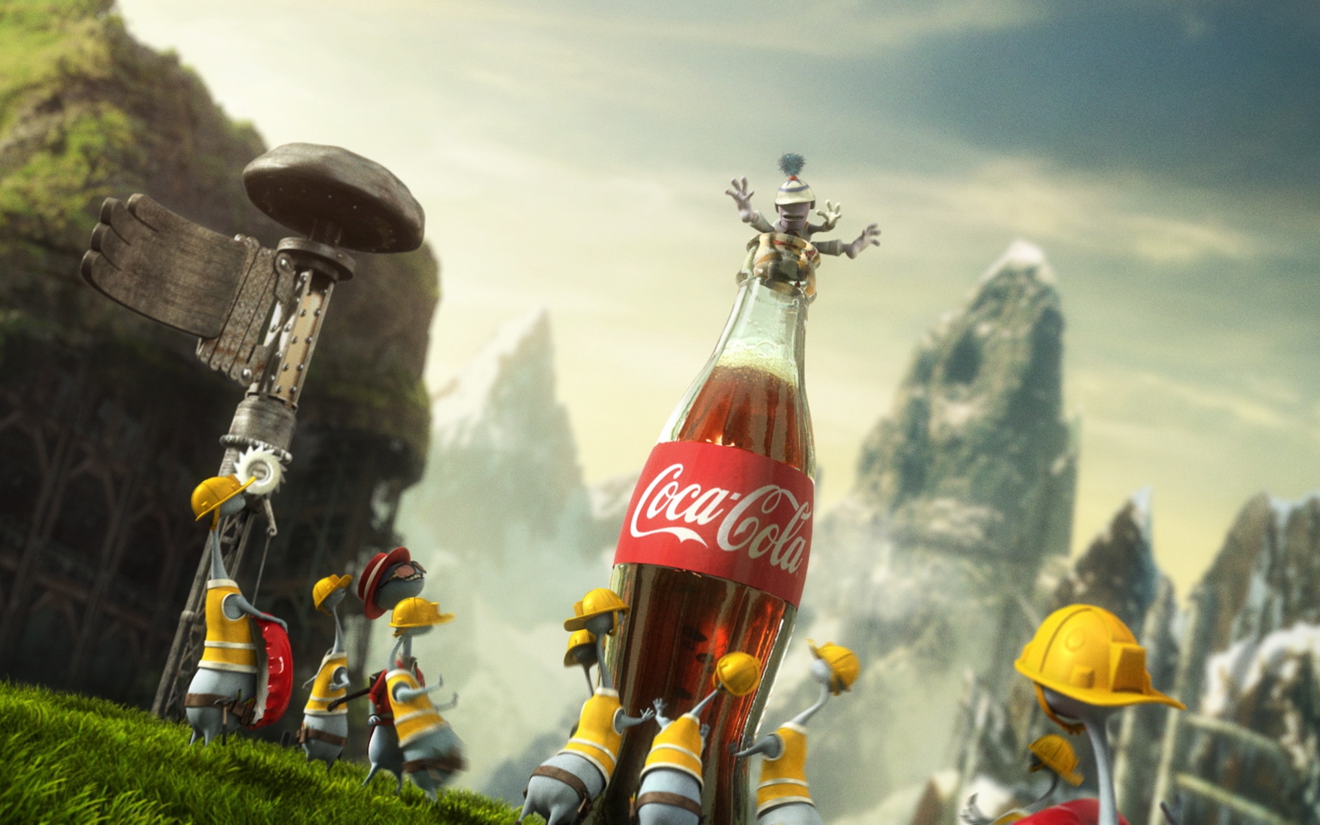 Wallpapers Coca Cola drink soda on the desktop