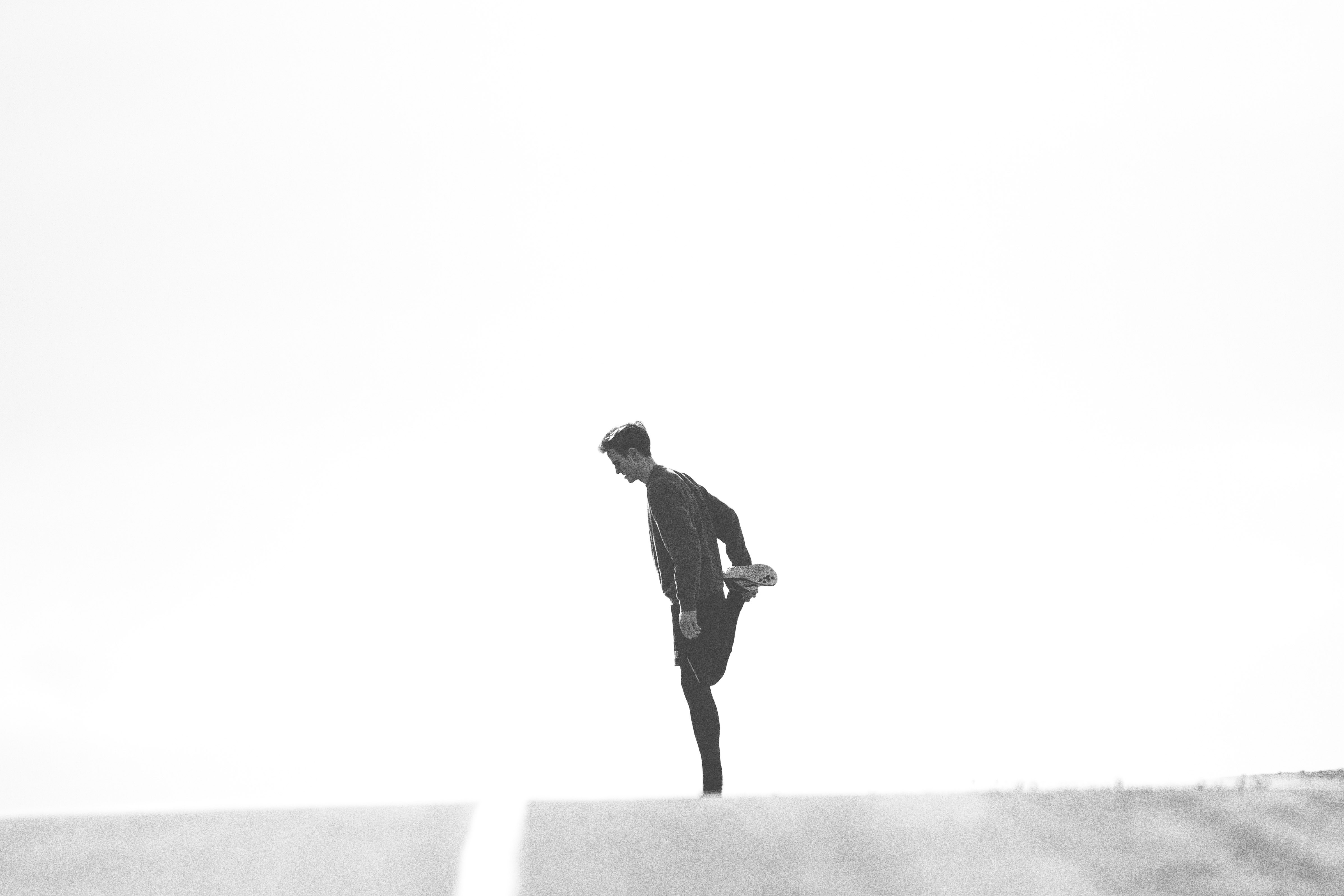 Wallpapers man silhouette person on the desktop