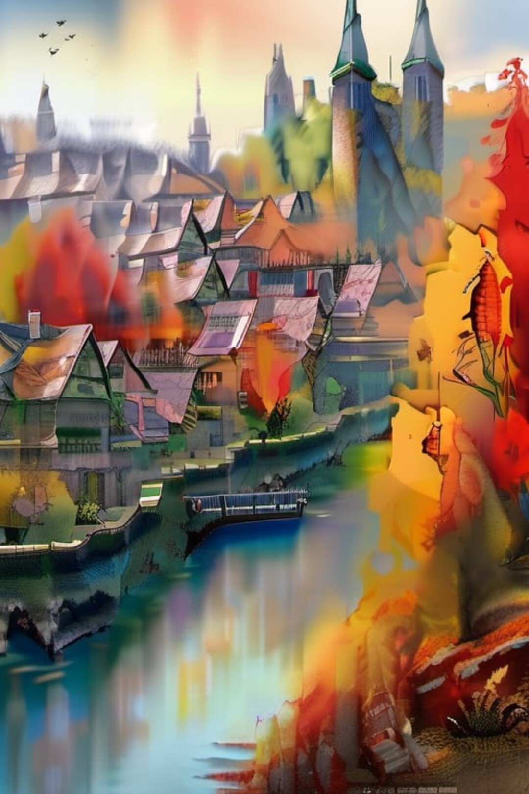 免费照片秋色画卷